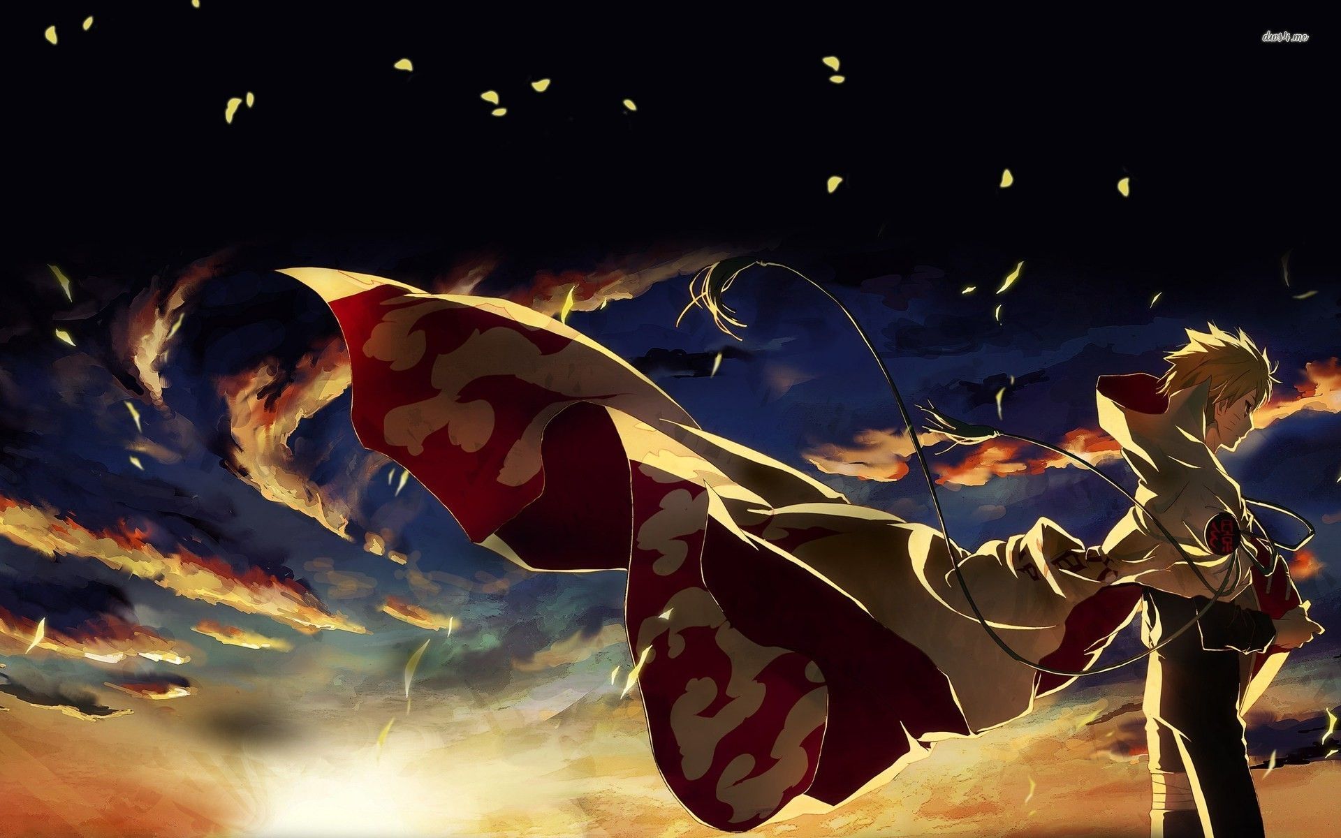 Naruto Uzumaki mantello rosso, 1920x1200 WUXGA, Desktop
