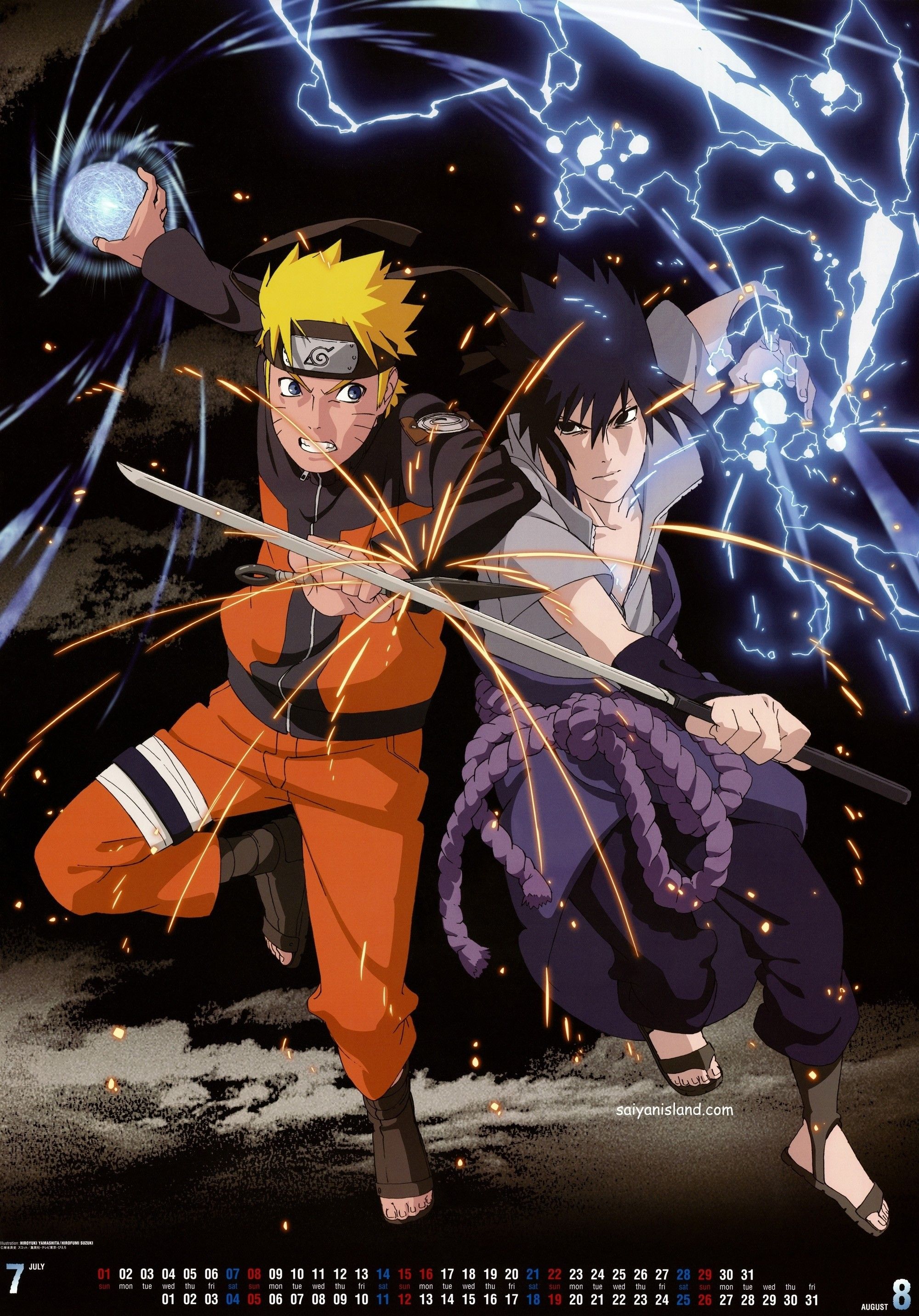 Naruto e Sasuke combattimento, 2000x2864 Full HD Verticale, iPhone