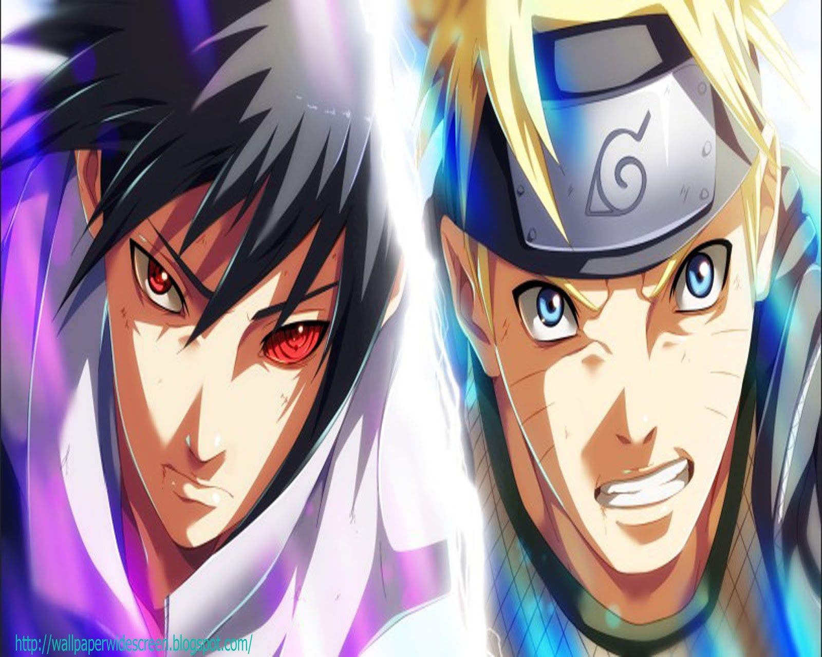 Naruto e Sasuke faccia a faccia, 1600x1280 900p, Desktop