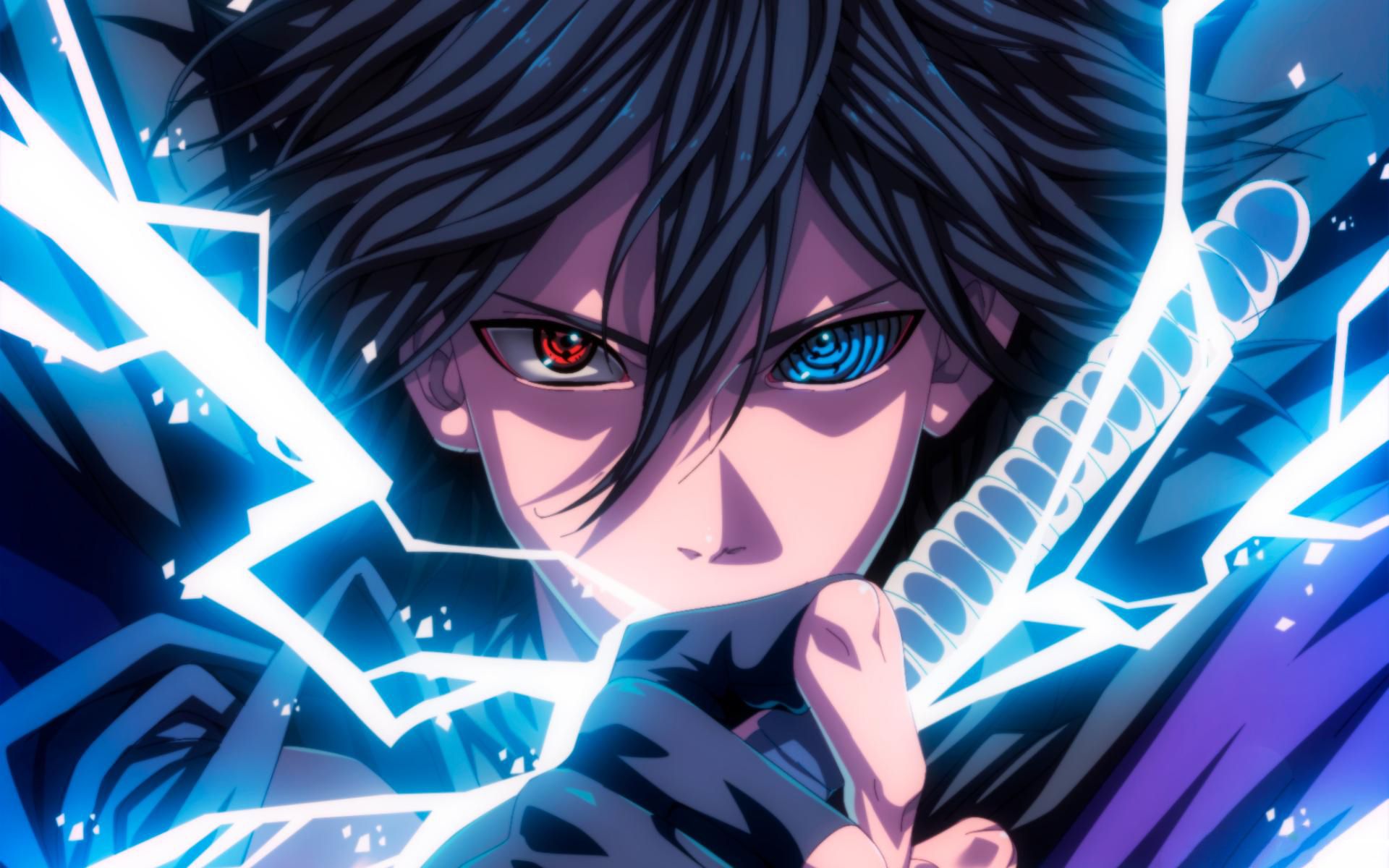 Sasuke con Chidori, Naruto, 1920x1200 WUXGA, iMac