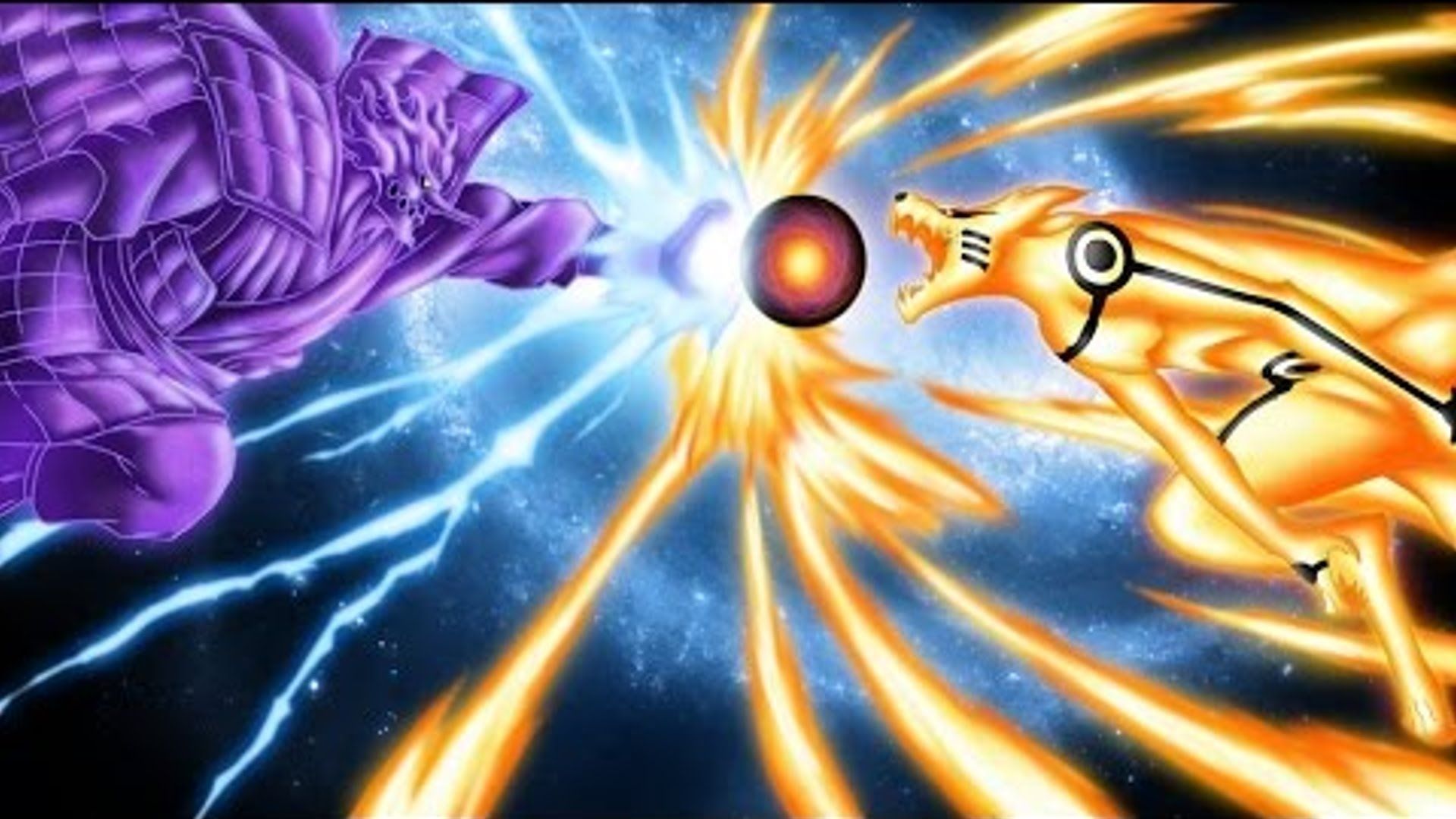 Naruto vs Sasuke, battaglia energia, 1920x1080 Full HD 1080p, PC Desktop