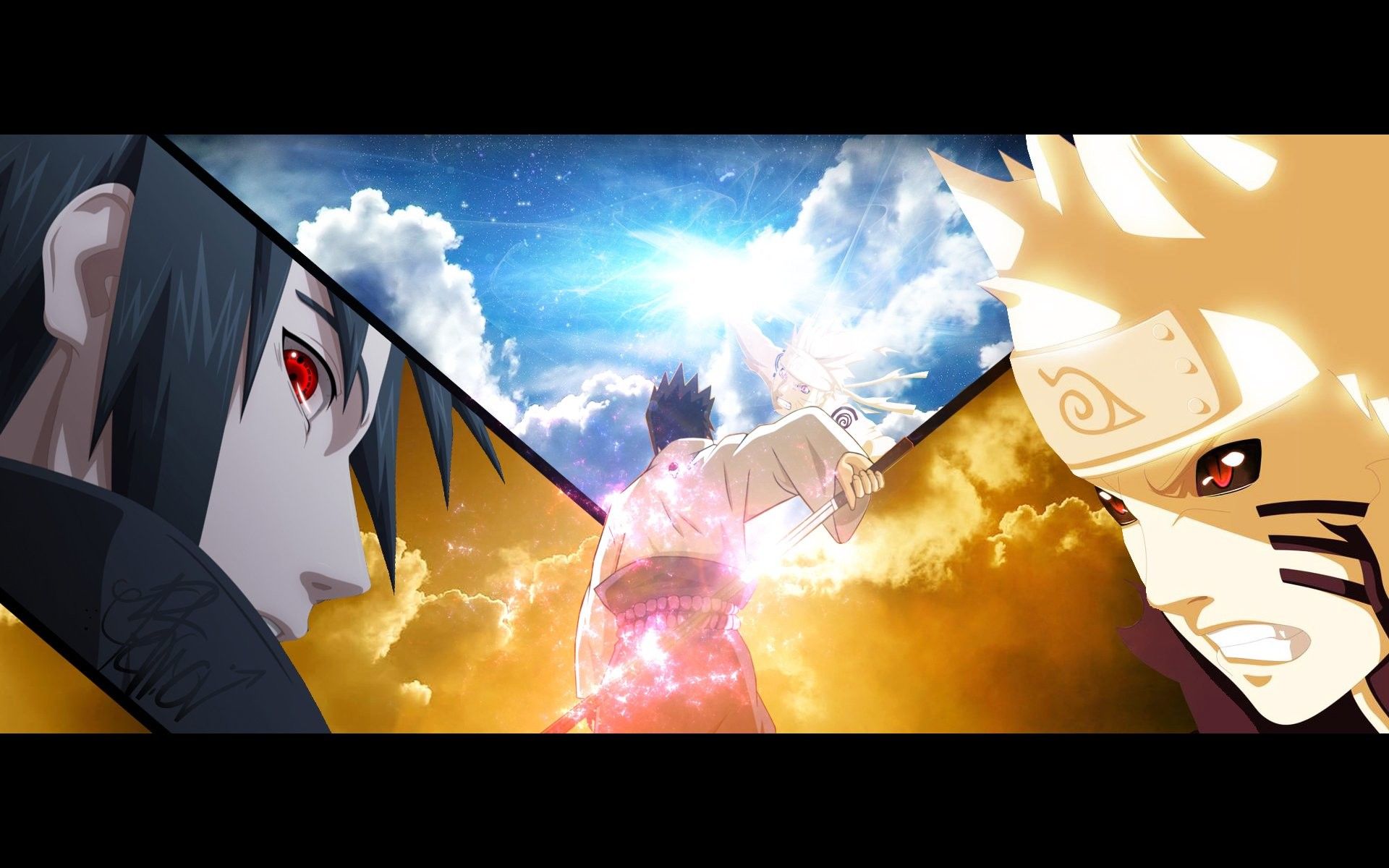 Naruto vs Sasuke scontro finale, 1920x1200 Full HD+ WUXGA, Desktop
