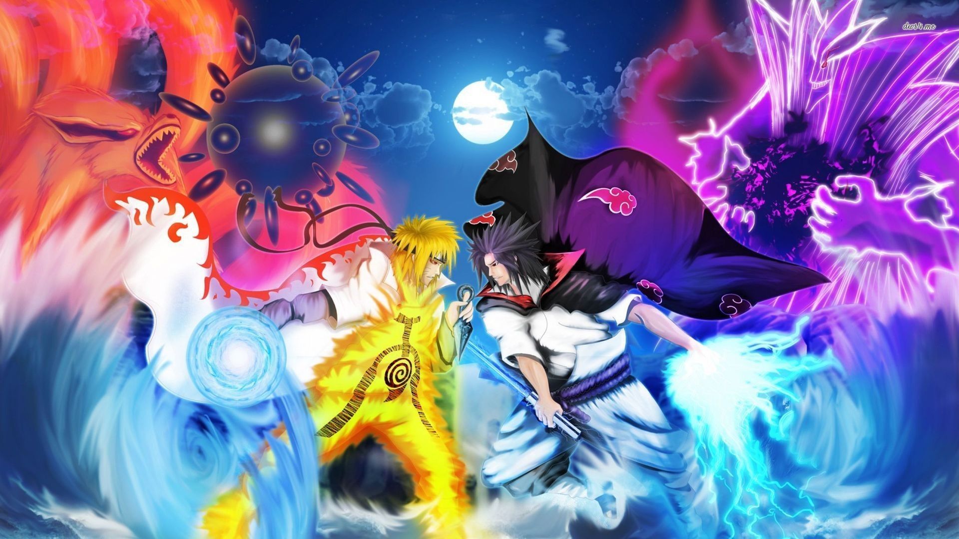 Naruto vs Sasuke battaglia, 1920x1080 Full HD 1080p, PC Desktop