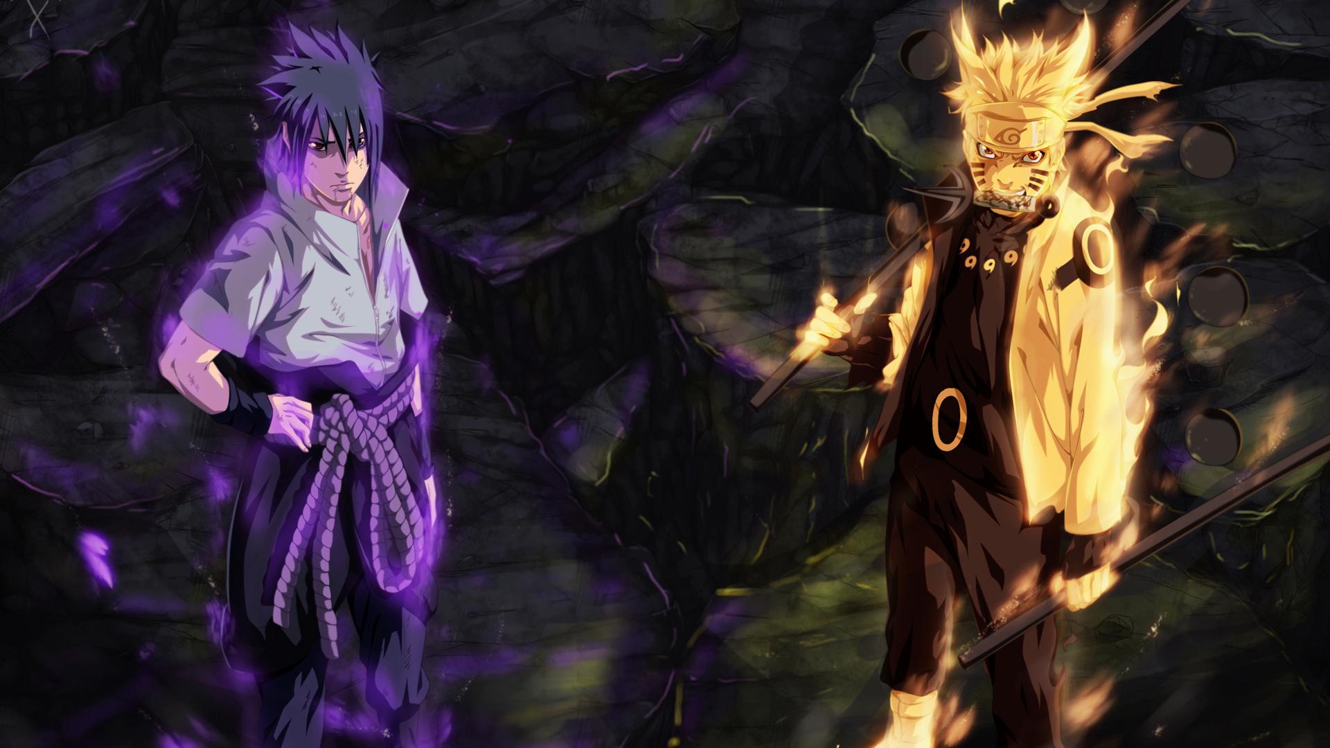 Naruto vs Sasuke, Naruto, 1920x1080 1080p, Desktop