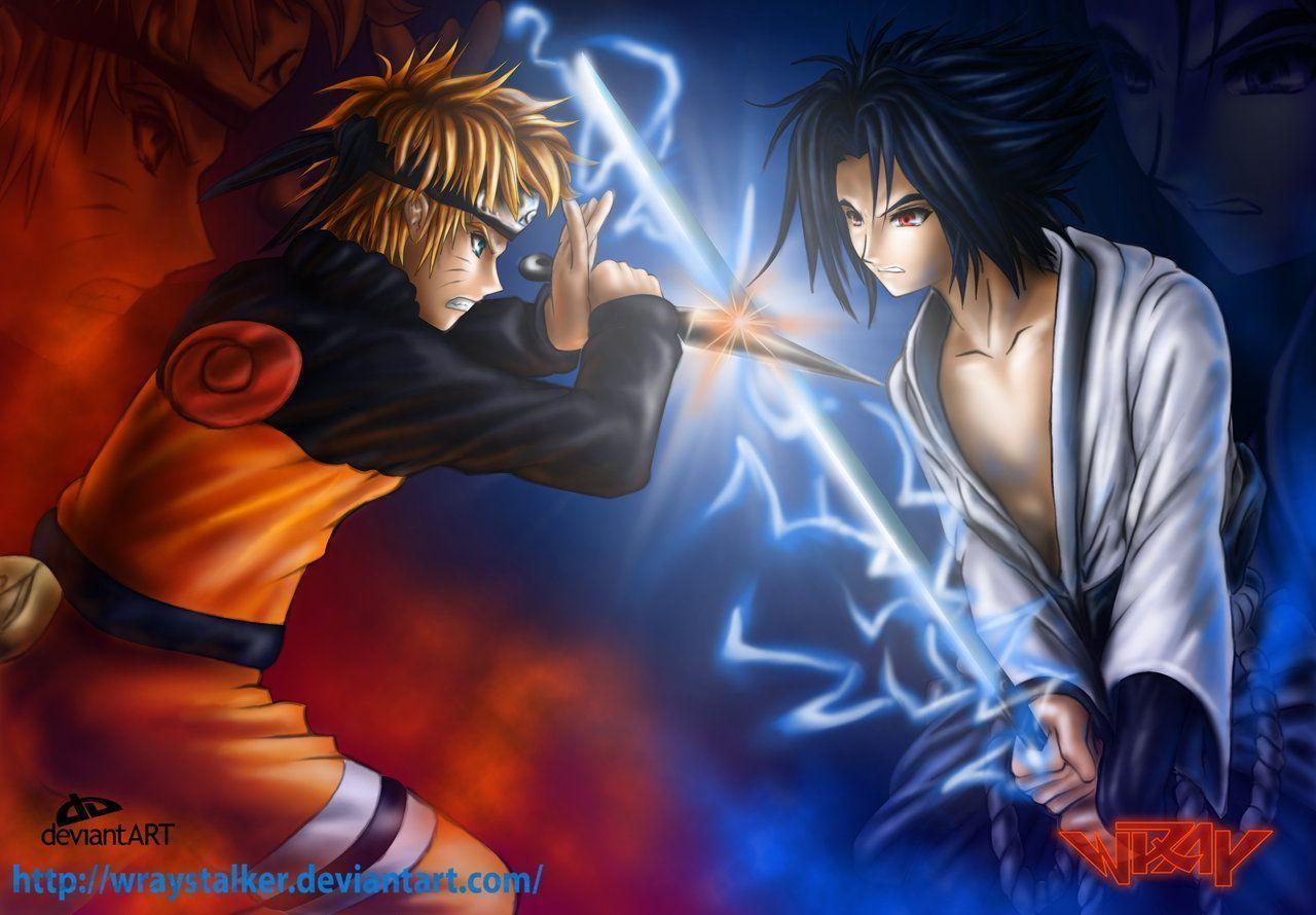 Naruto contro Sasuke, scontro, 1280x890 HD, Desktop