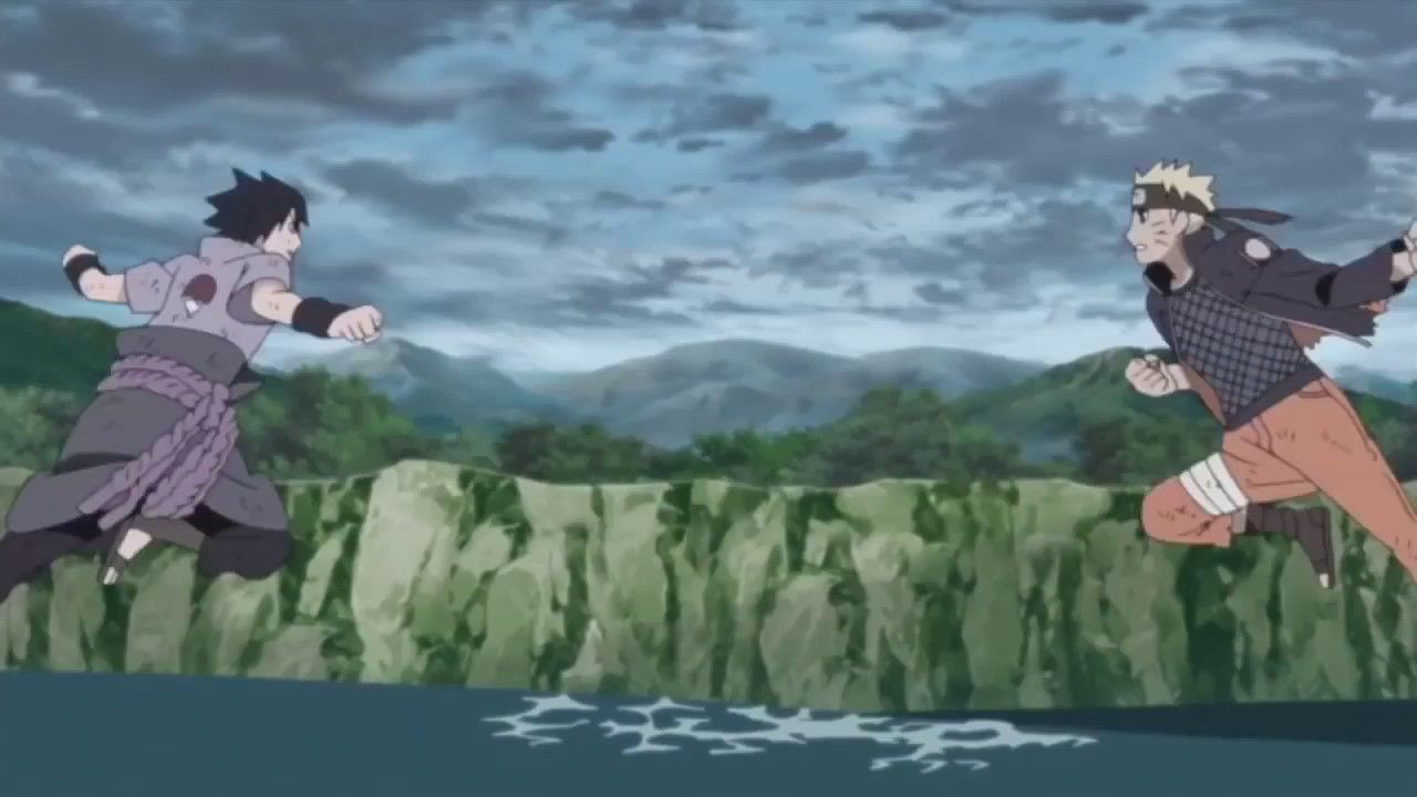 Naruto vs Sasuke cartone, 1280x720 HD, PC Desktop