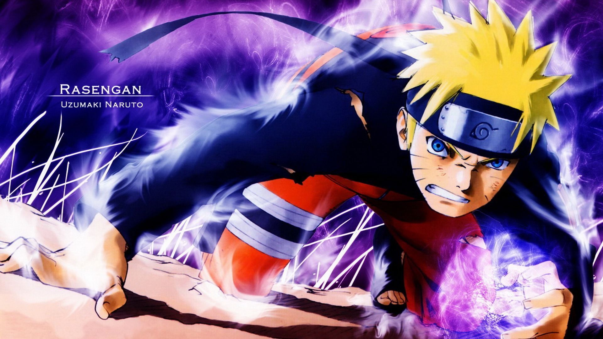 Naruto Uzumaki Rasengan, sfondo 1920x1080 Full HD 1080p, Laptop