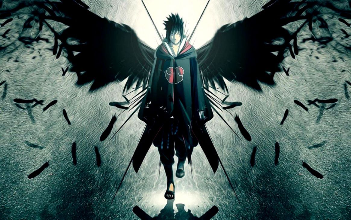Sasuke ali nere Naruto, sfondi 1164x728 HD, PC
