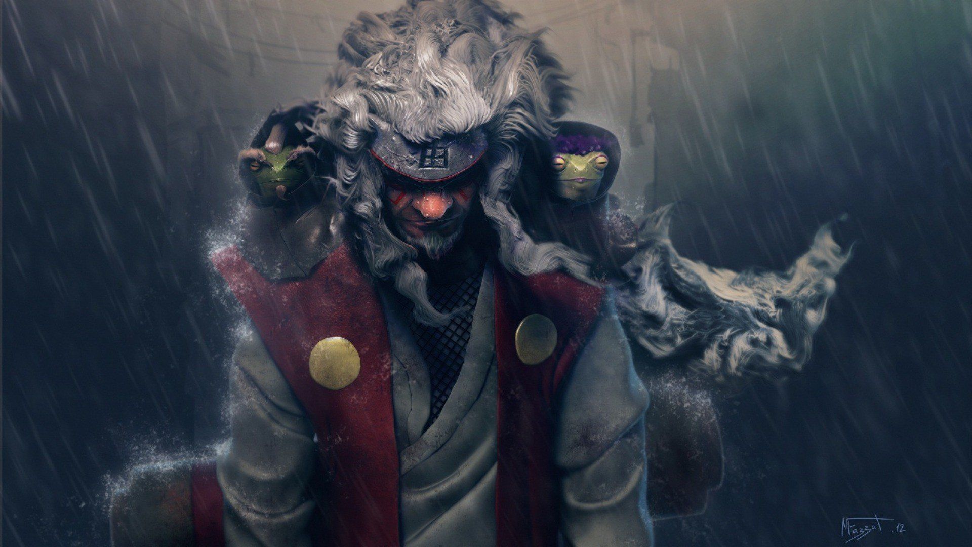 Naruto Kakashi stile lupo, Masashi Kishimoto, sfondo 1920x1080 Full HD 1080p, PC