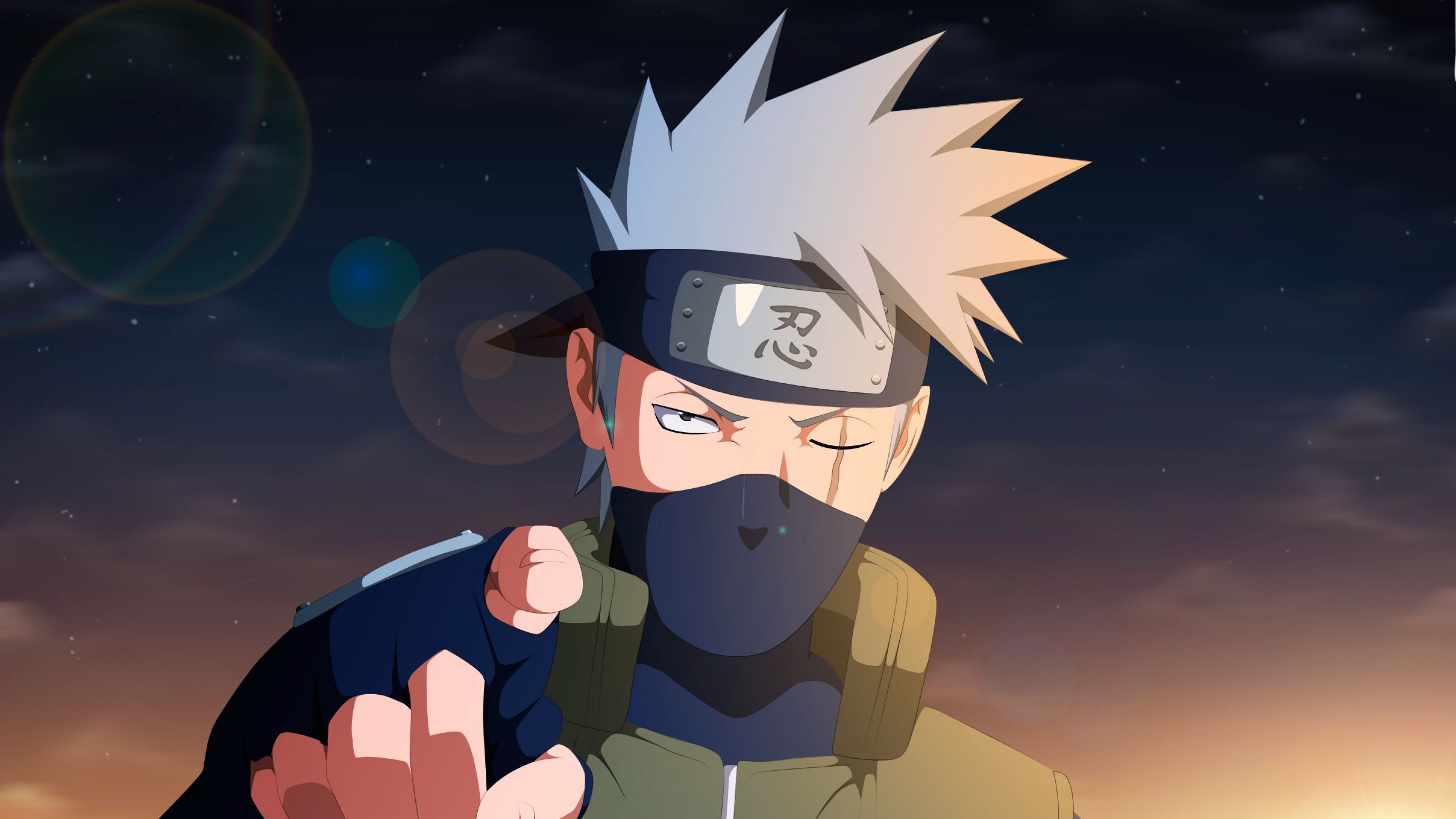 Kakashi Hatake Naruto, sfondo 3840x2160 Ultra HD, Monitor 4K