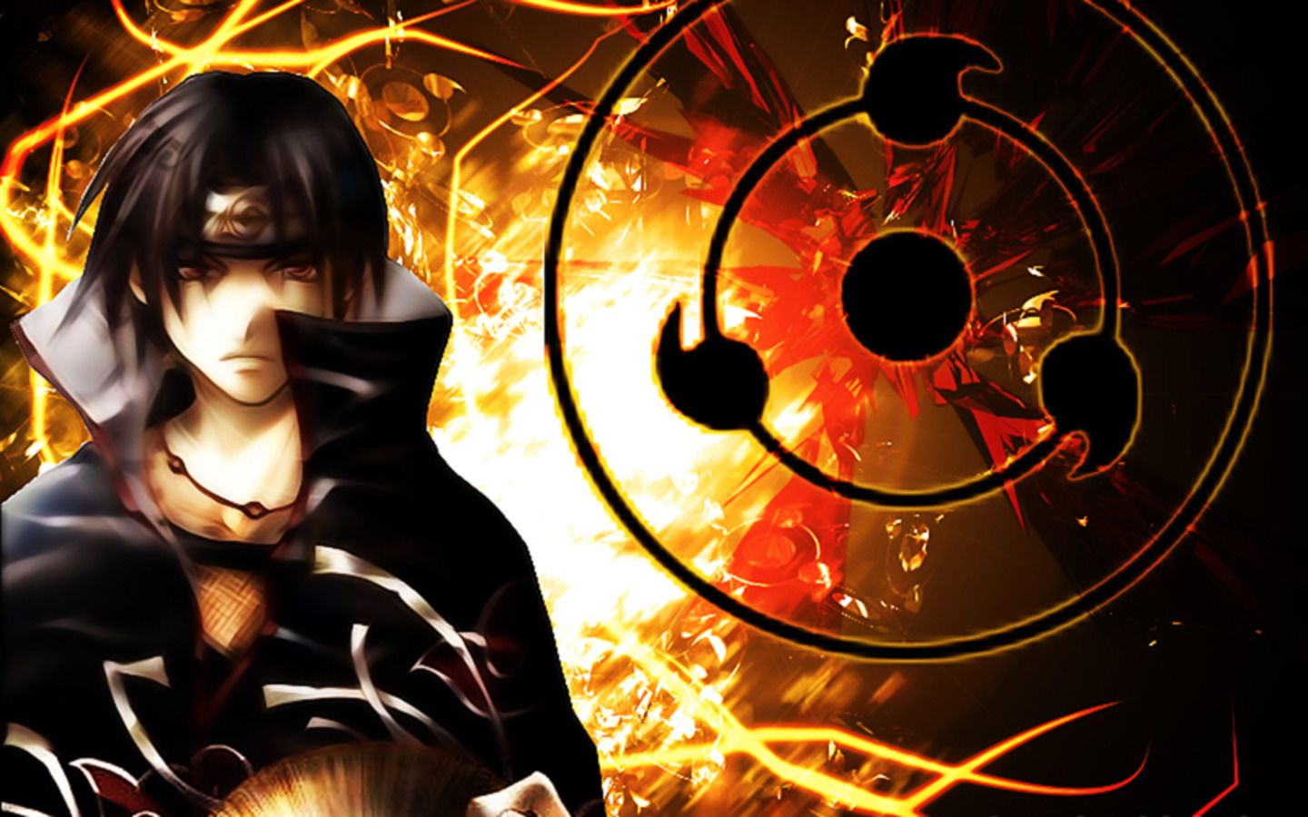 Itachi Uchiha Sharingan Naruto, sfondo 1440x900 HD, Desktop