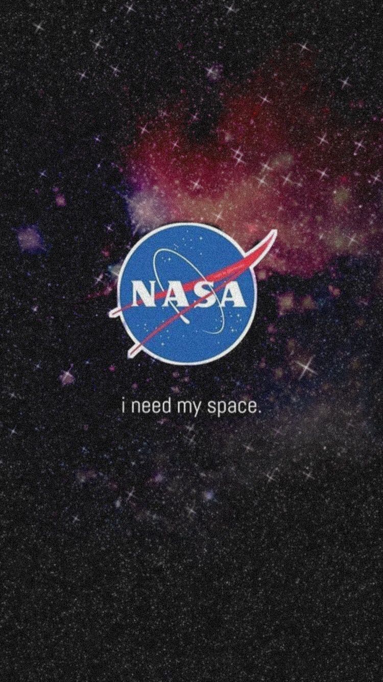 Logo NASA su montagne notturne, 1920x1080 Full HD 1080p, Laptop