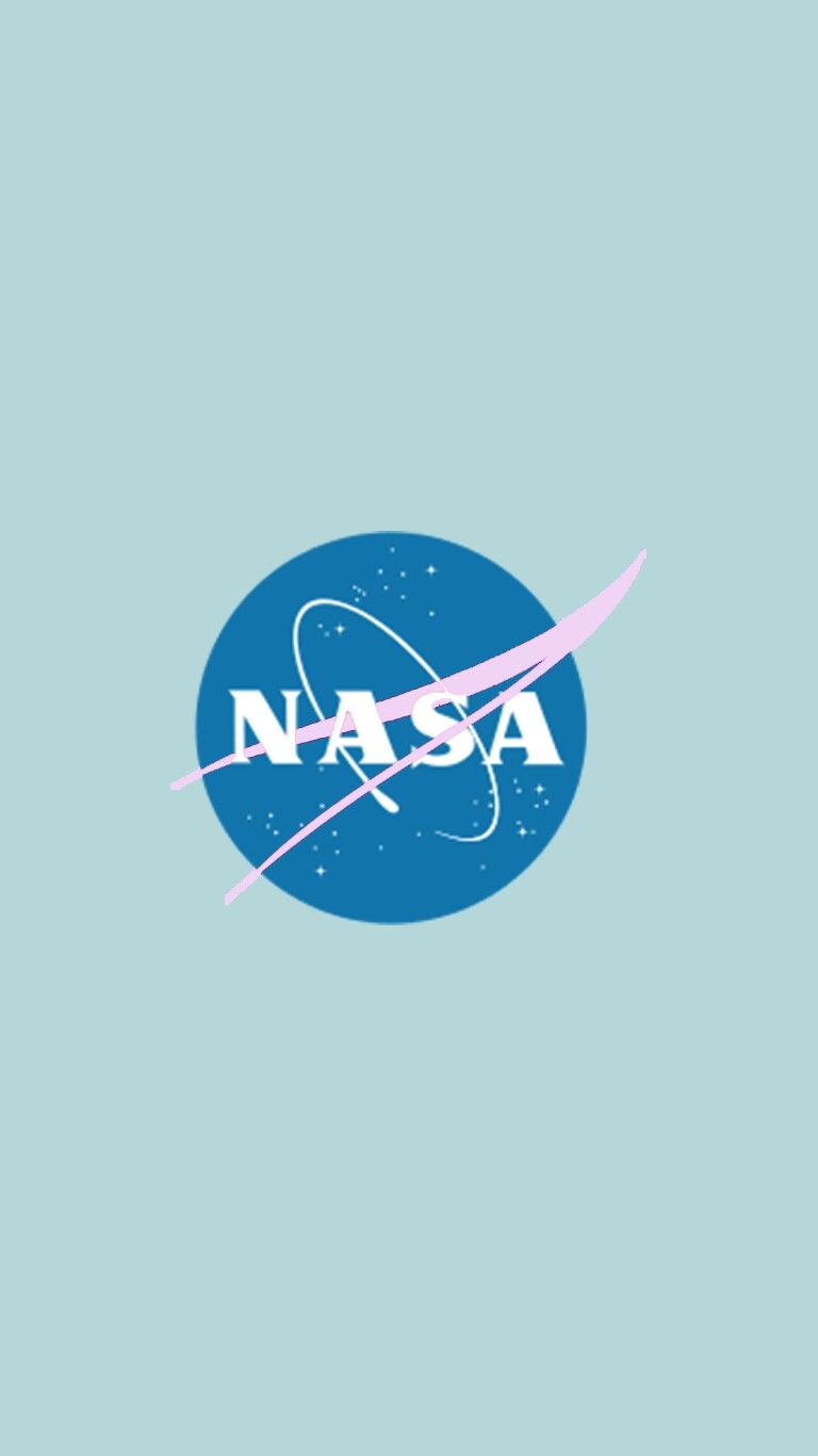Logo NASA su nebulosa spaziale, 750x1334 Verticale, Telefono