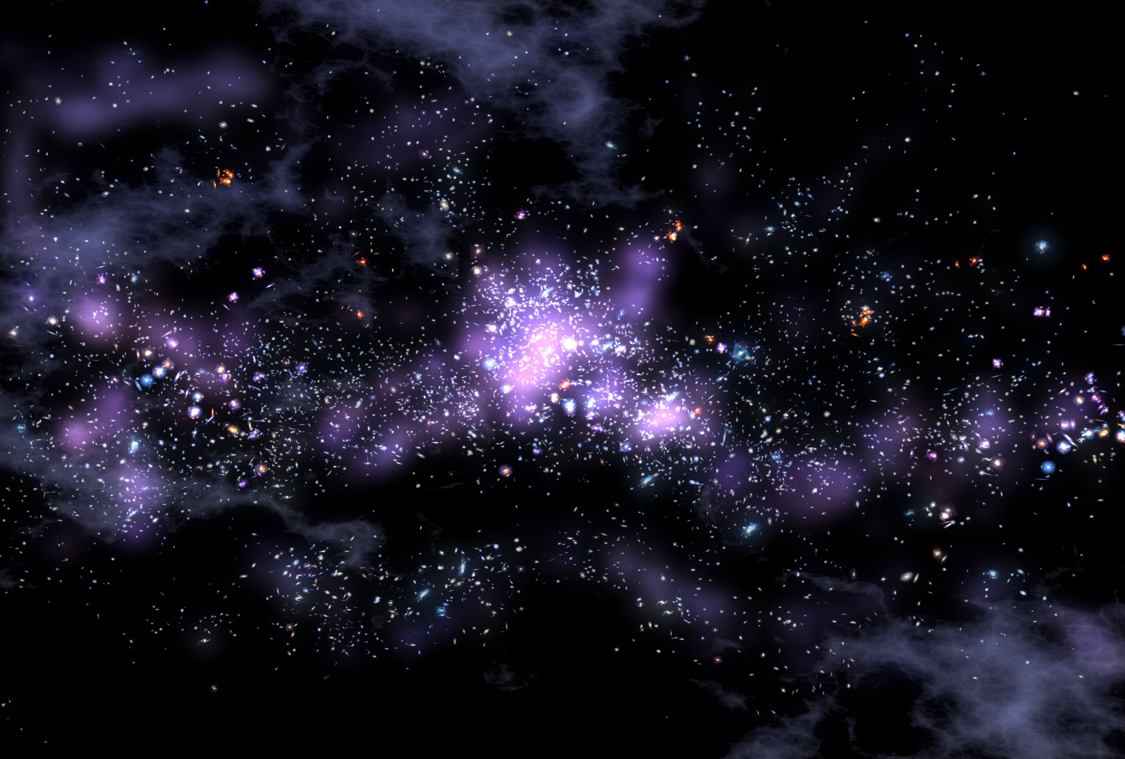 Galassia irregolare con stelle, 1280x919 720p, Laptop