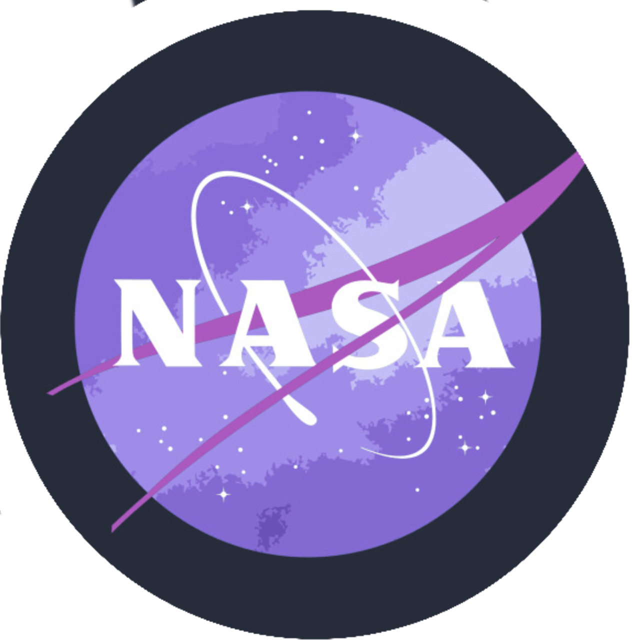 Logo NASA testo blu rosso, 1080x1920 Verticale, Telefono