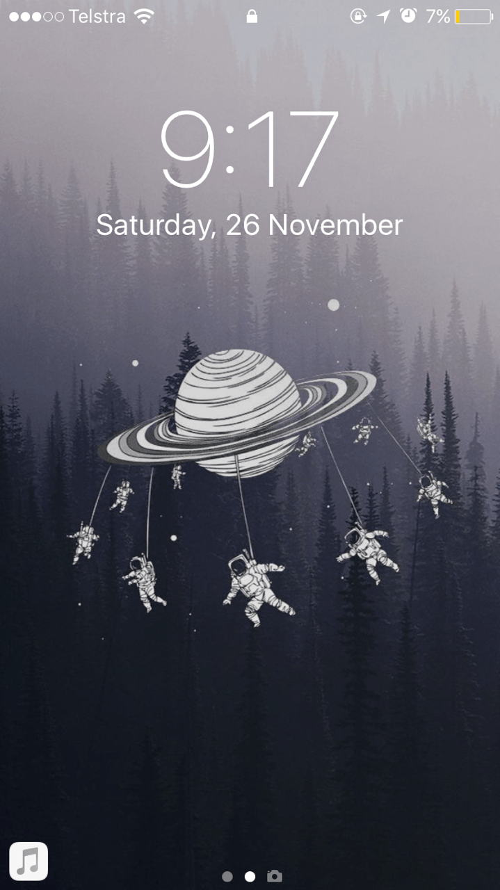 Pianeti minimalisti scuro NASA, 720x1280 Full HD Verticale, iPhone