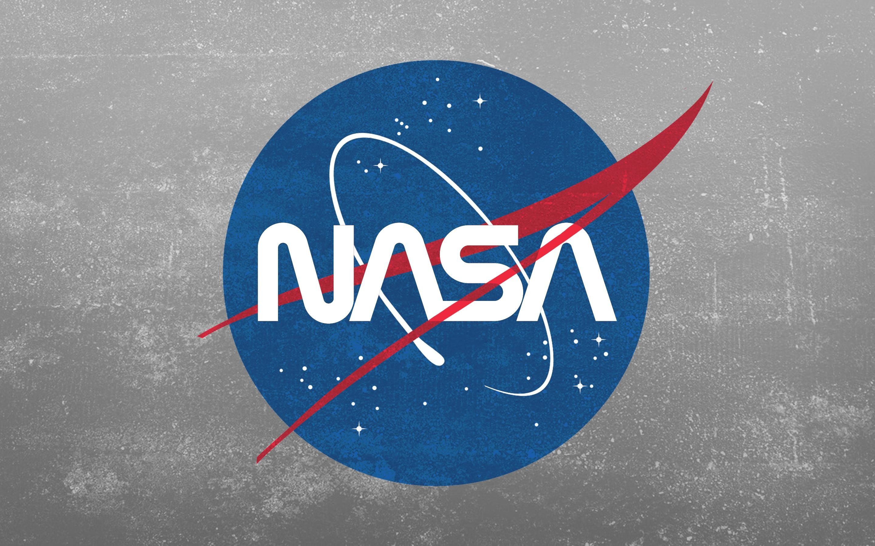 Logo NASA su sfondo grigio, 2880x1800 2K, PC