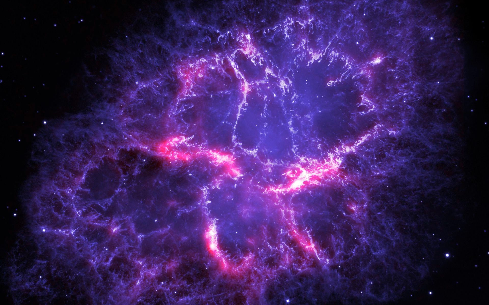 Nebulosa spaziale viola e rosa, 1920x1200 Full HD+ WUXGA, Laptop