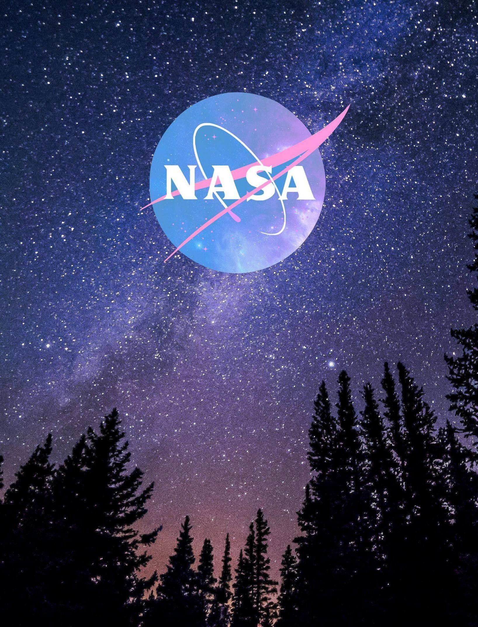 Logo NASA cielo stellato, 1636x2146 Full HD Verticale, iPhone