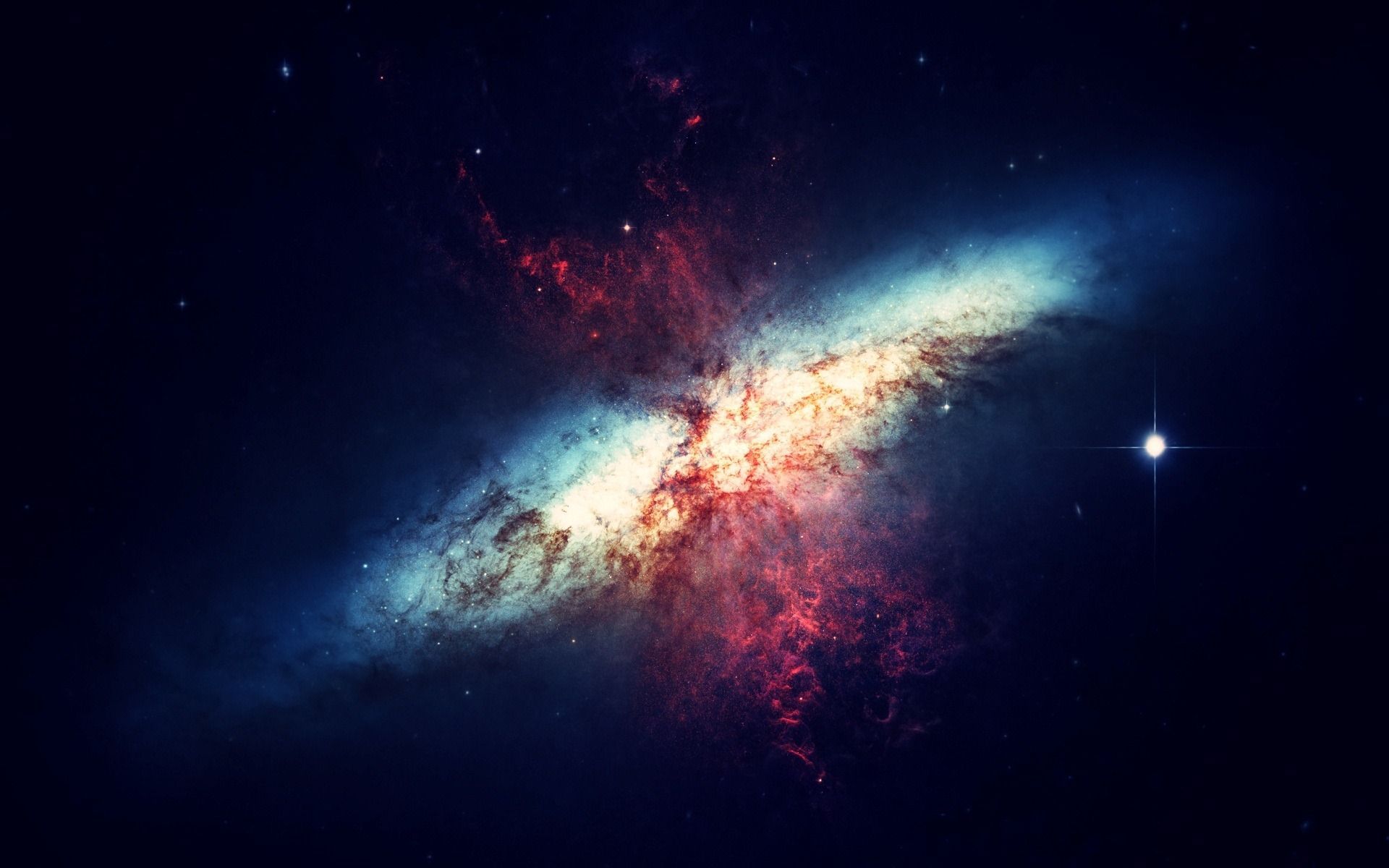 Galassia spaziale colorata, 1920x1200 Full HD+, Desktop
