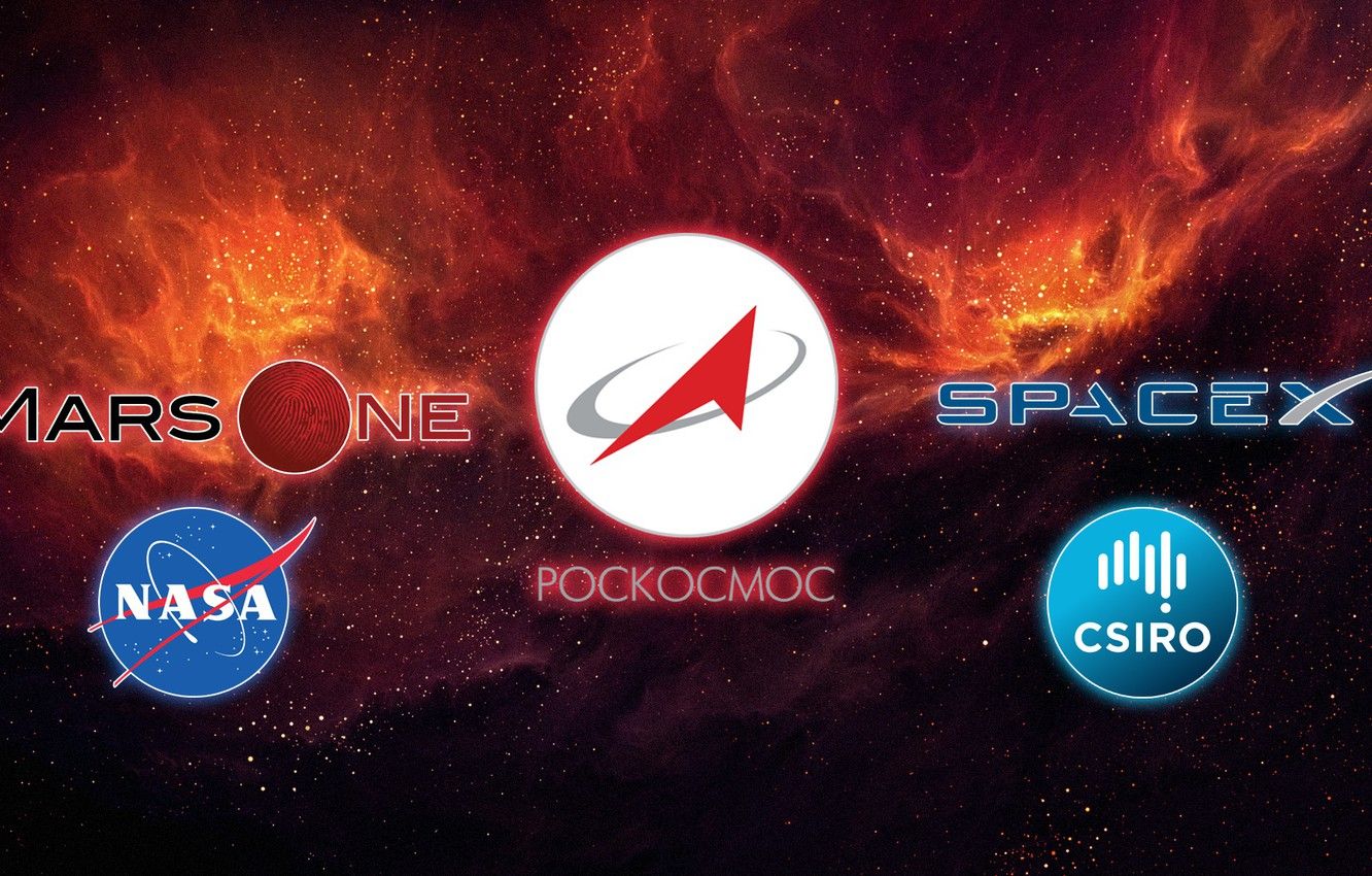 Loghi agenzie spaziali NASA SpaceX, 1332x850 HD, Desktop