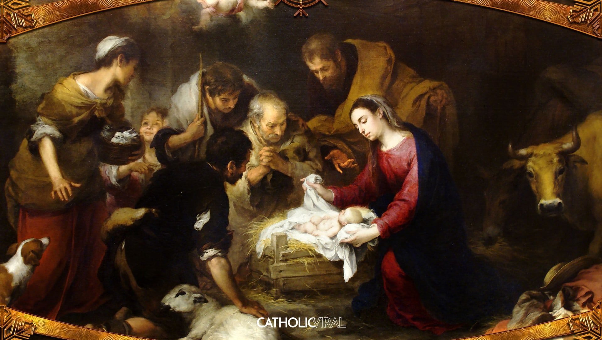 Natività dipinto classico religioso, 1920x1084 1080p, Laptop