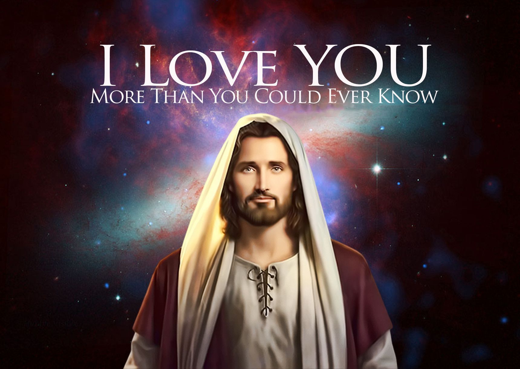 Gesù Cristo con scritta I Love You, 1720x1221 900p, Desktop