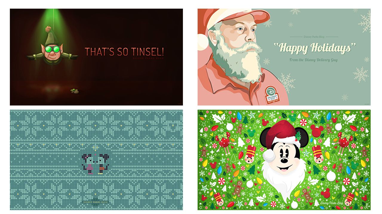 Natale Disney: Yoda, Babbo Natale, Topolino, Mickey Mouse, 1280x720 720p, PC