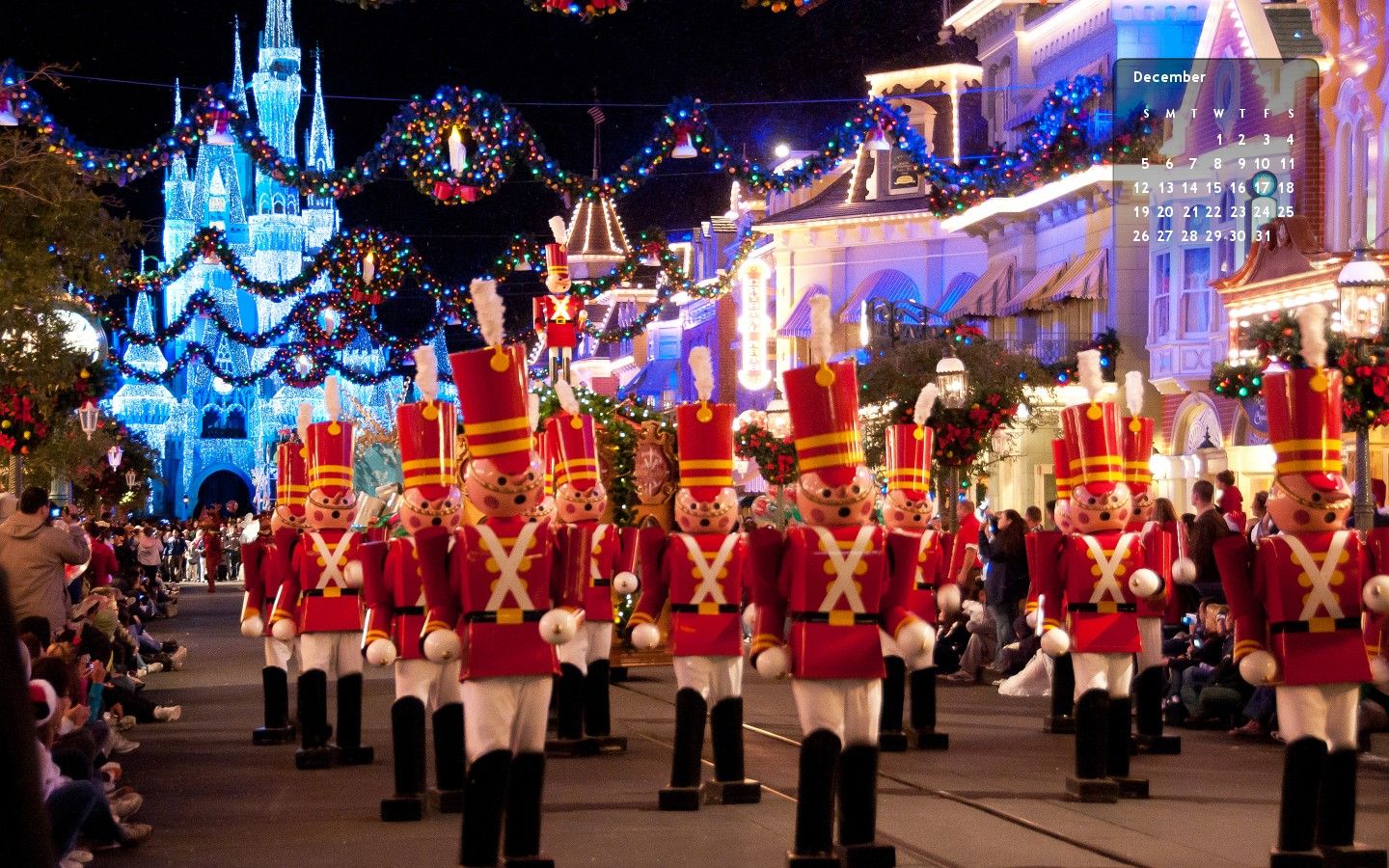 Parata soldatini Natale Disney World, 1440x900 HD, Desktop