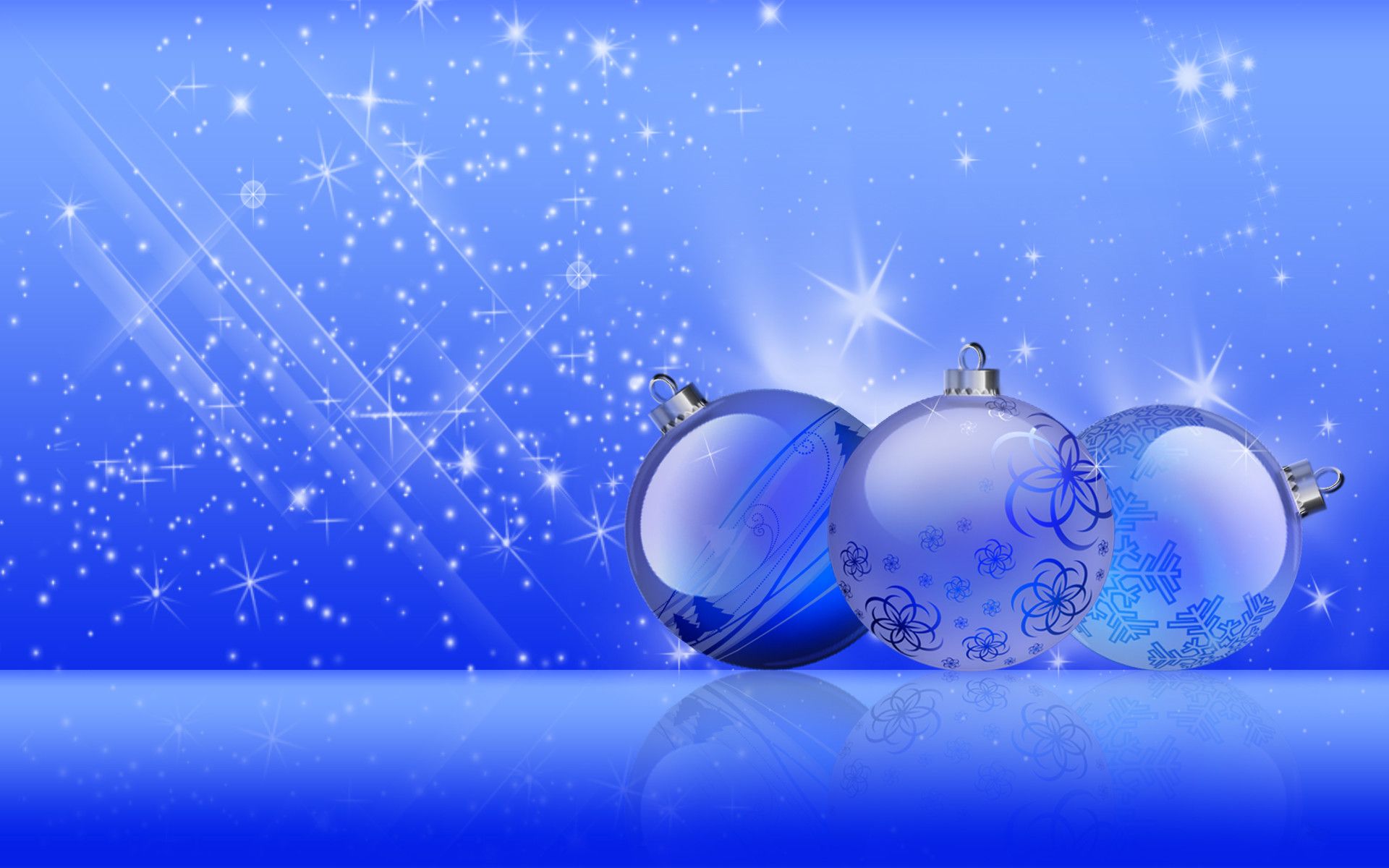 Palline di Natale blu, 1920x1200 Full HD+ WUXGA, Desktop