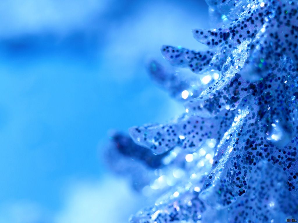 Albero di Natale blu scintillante, 1024x768 HD, iMac