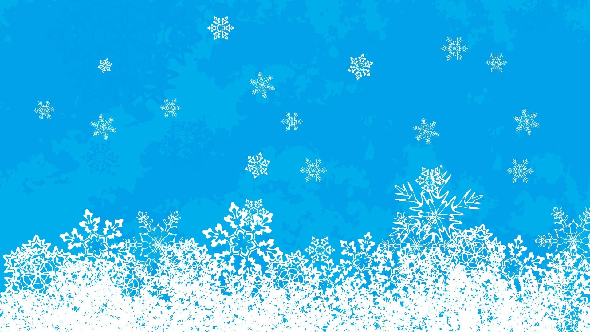 Fiocchi di neve blu natalizio, 1920x1080 Full HD, PC