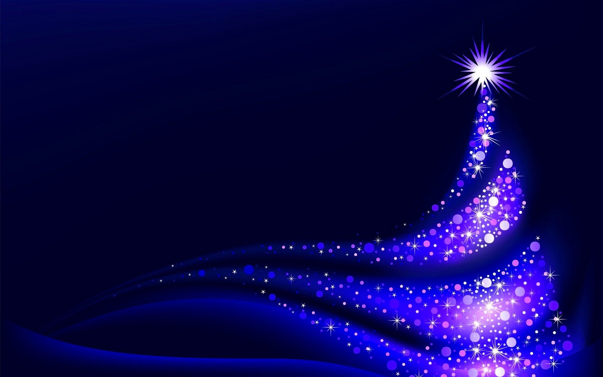 Albero di Natale luminoso blu, 1920x1200 WUXGA, iMac