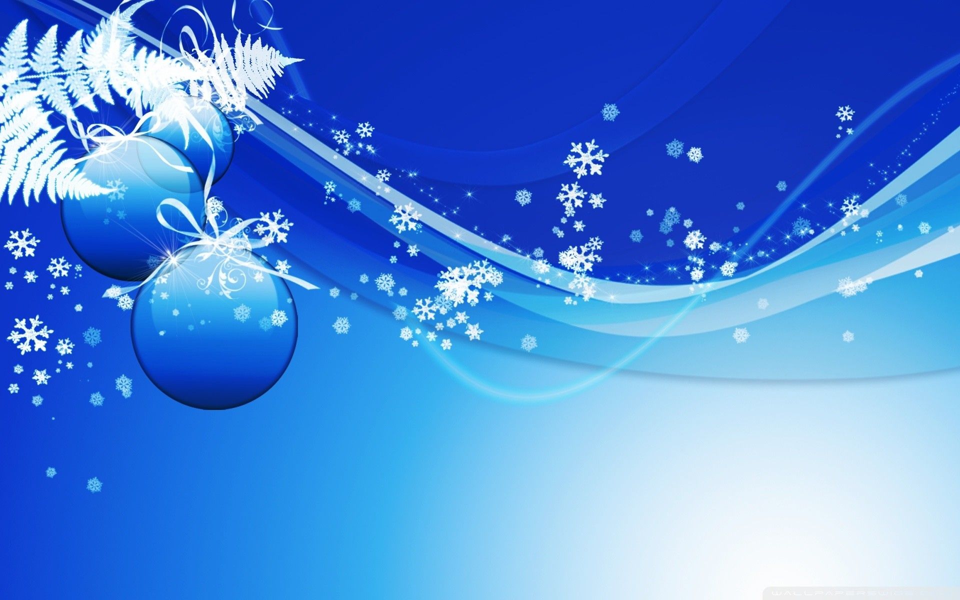palline natalizie blu con fiocchi neve, 1920x1200 Full HD+ WUXGA, PC