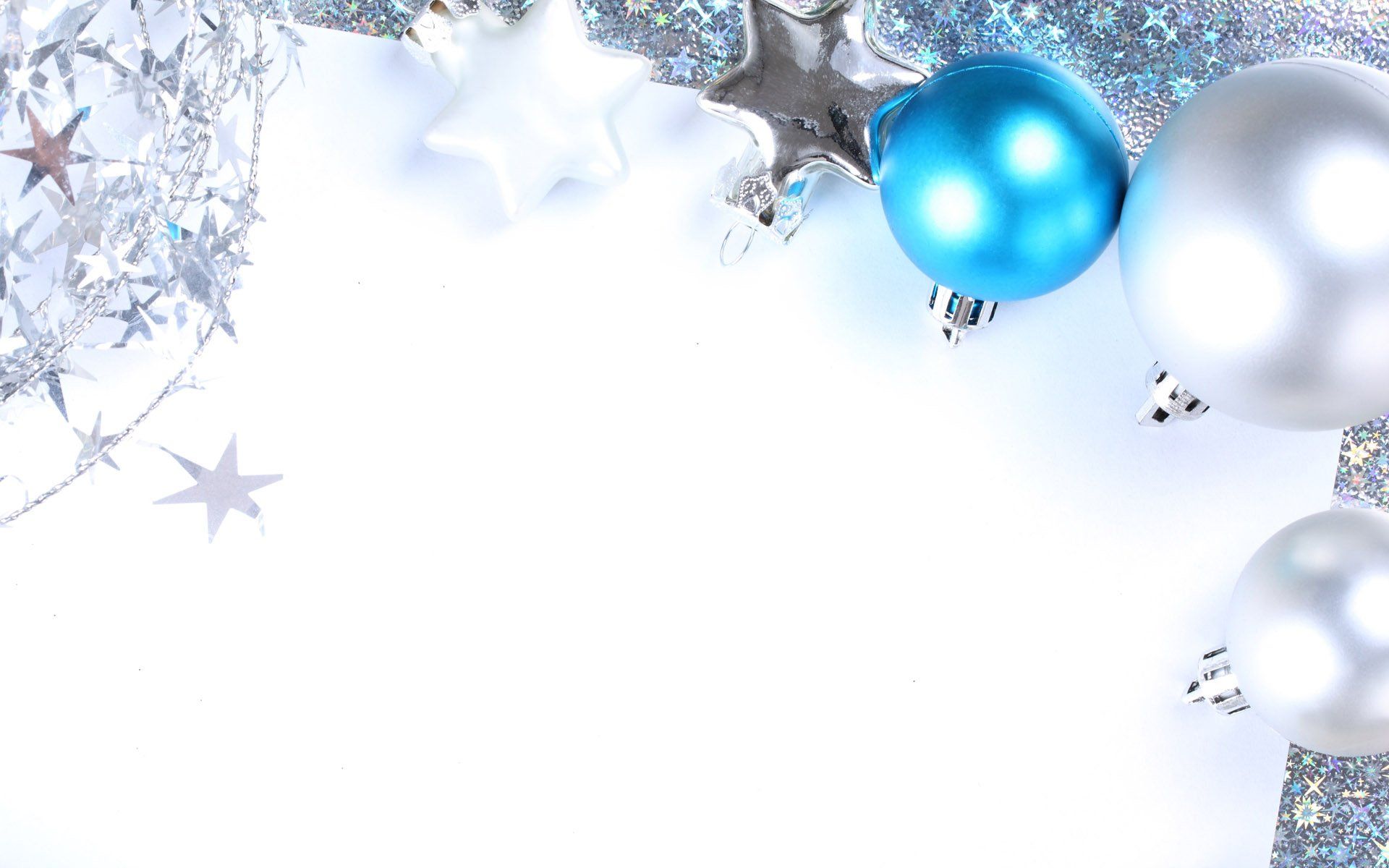 Palline di Natale blu e argento, 1920x1200 Full HD+ WUXGA, Laptop