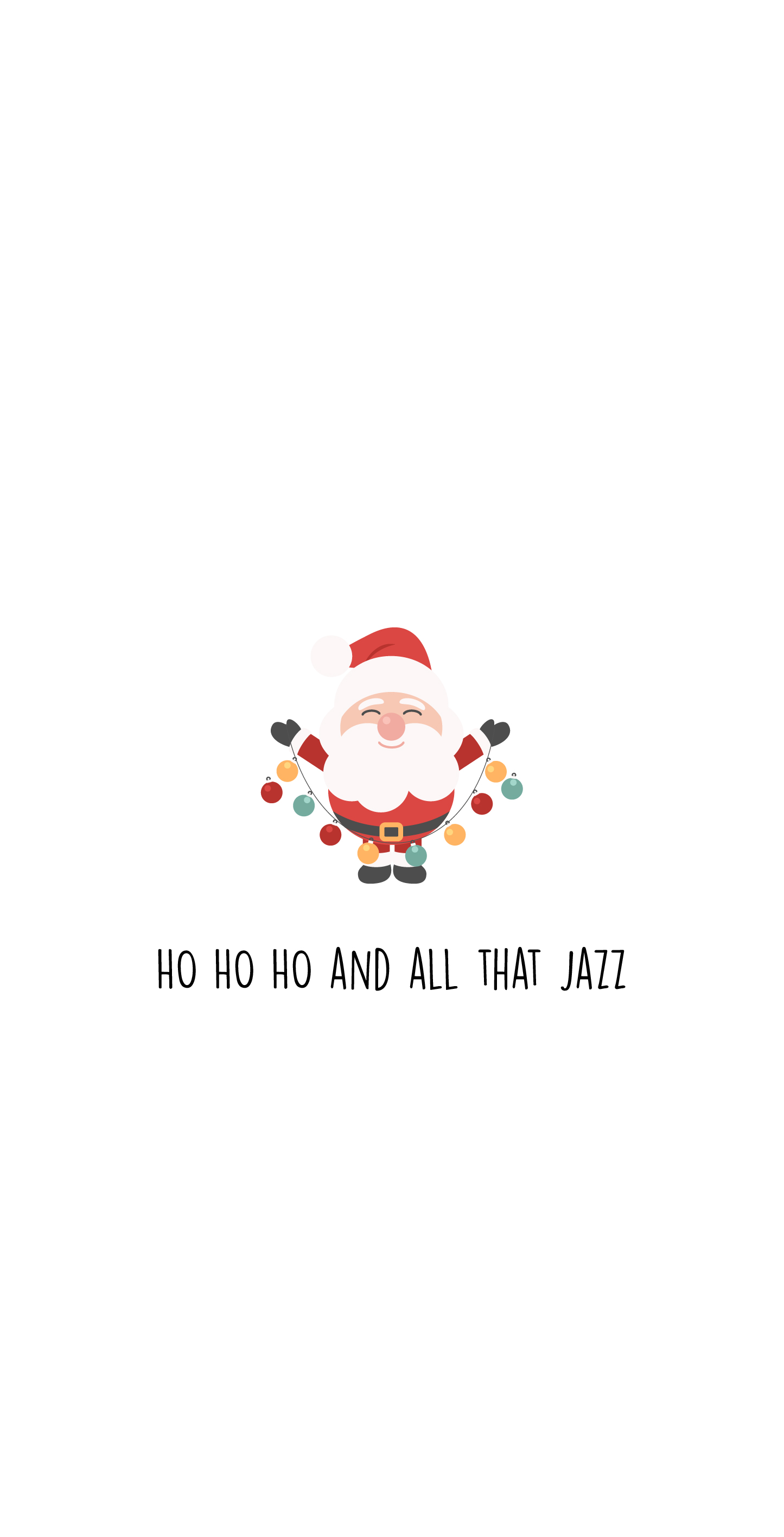 Babbo Natale con luci colorate, 1445x2832 Full HD Verticale, iPhone