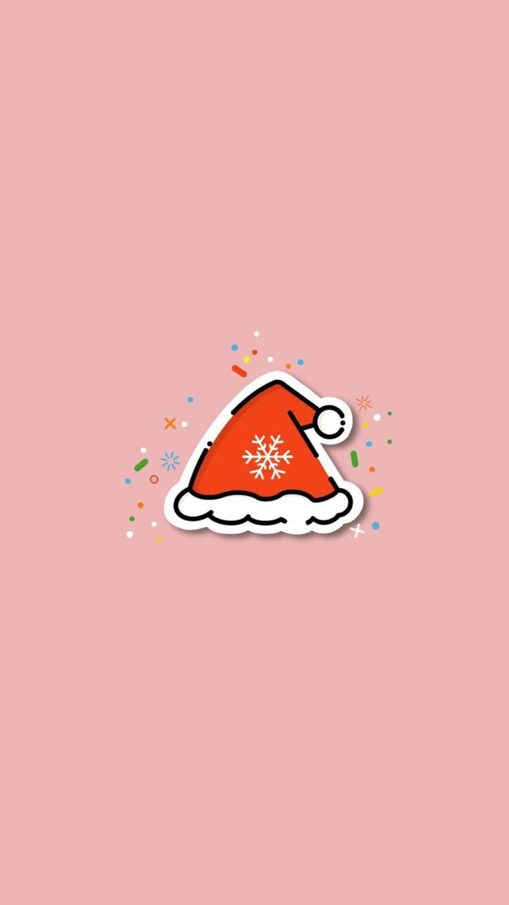 Cappello di Babbo Natale rosa, 736x1307 Verticale, Mobile