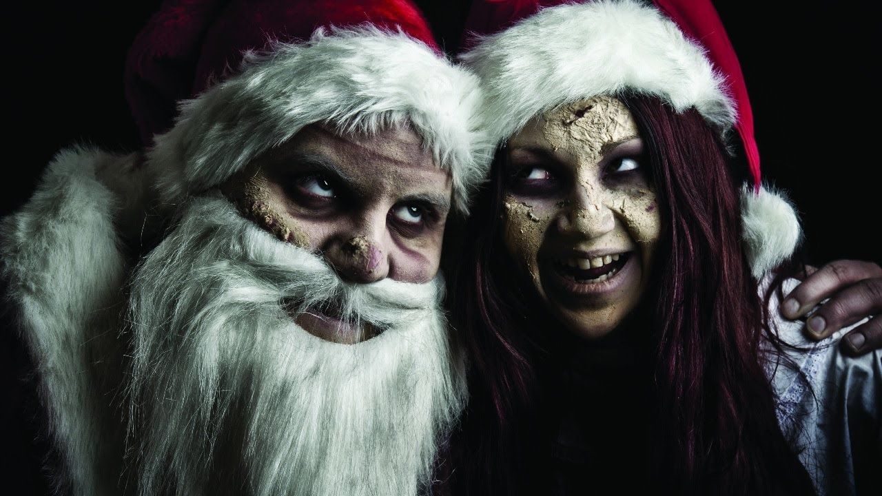 Babbo Natale e donna inquietanti, 1280x720 HD, Desktop