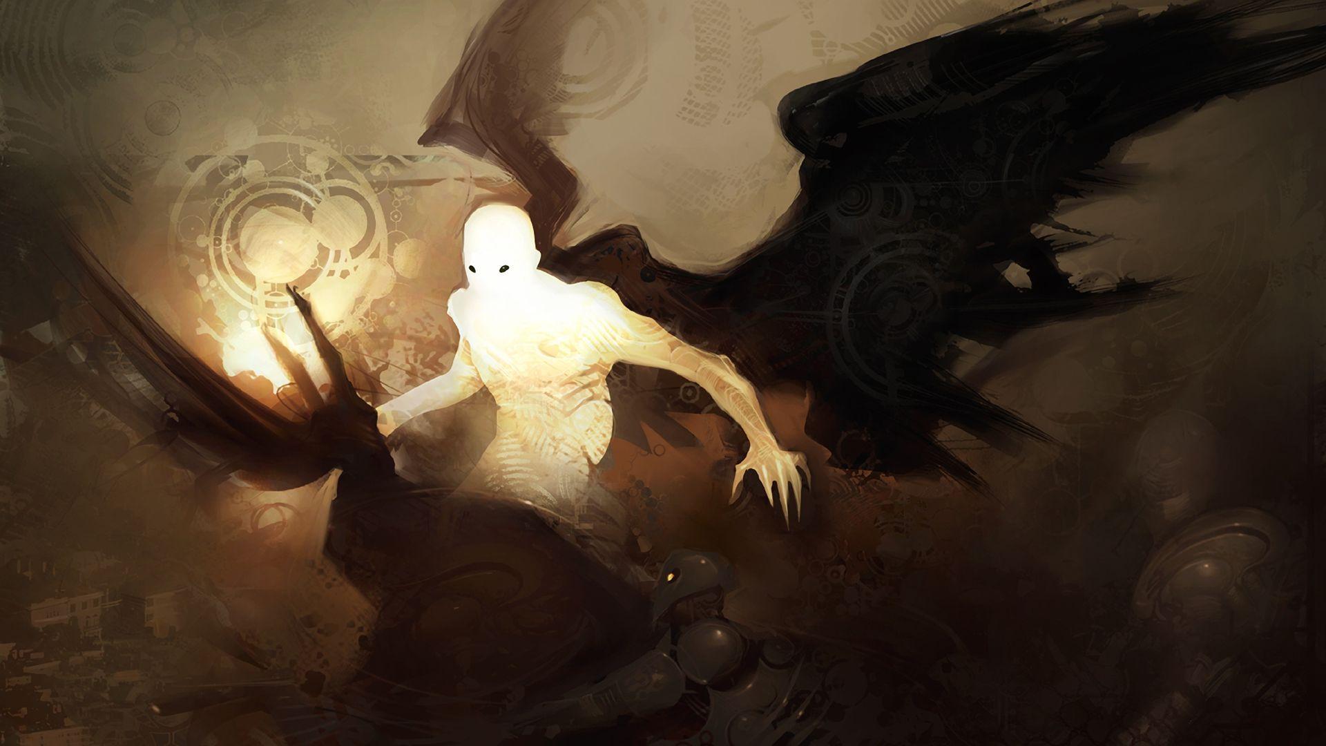 Creatura scheletrica inquietante horror, 1920x1200 Full HD+ WUXGA, Desktop