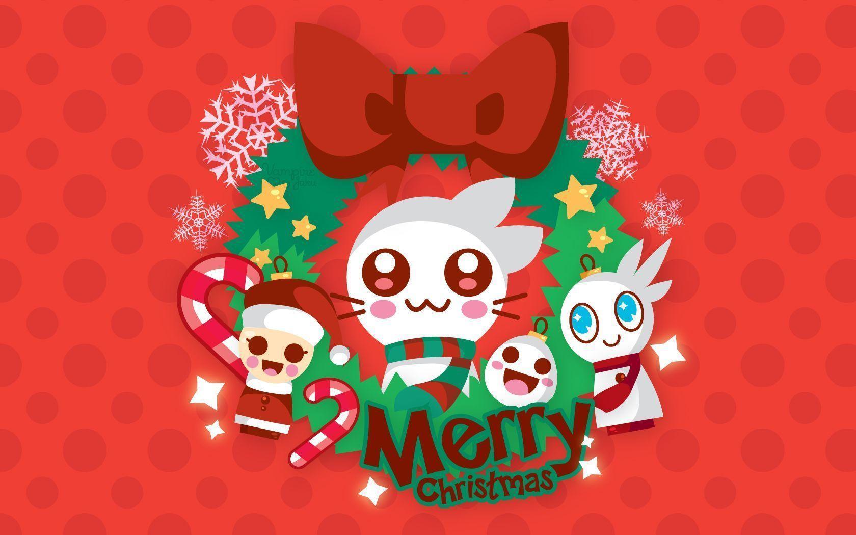Pokemon kawaii Natale corona, 1680x1050 HD Ready, Notebook Gaming