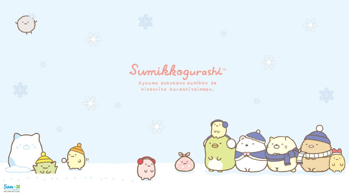 Personaggi Sumikko Gurashi natalizi, 1200x675 HD, Laptop