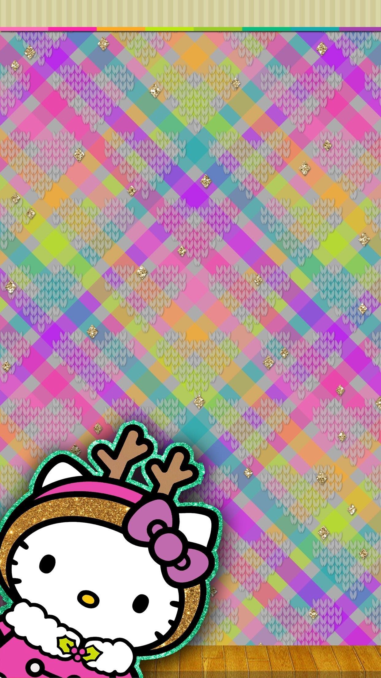 Cani kawaii natalizi su azzurro, 1024x1024 HD, Desktop