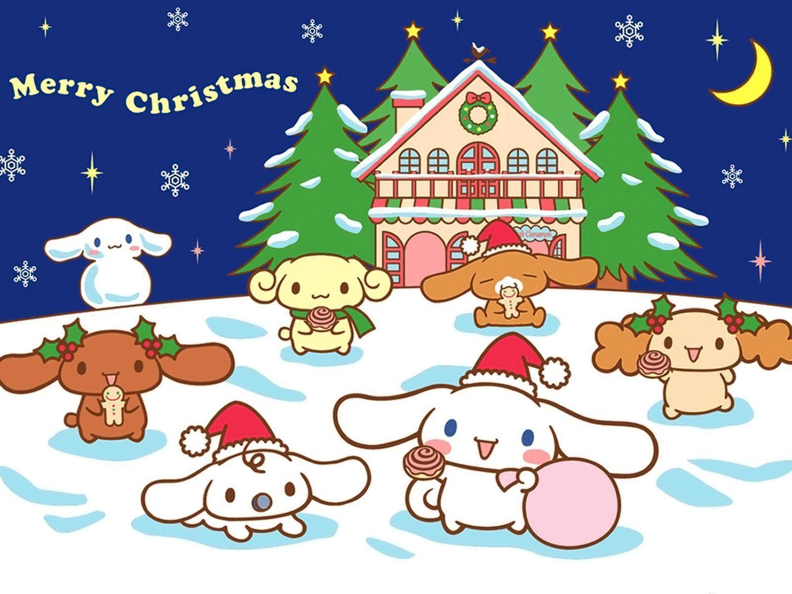Cinnamoroll personaggi Natale kawaii, 1600x1200 HD, ROG Asus Laptop