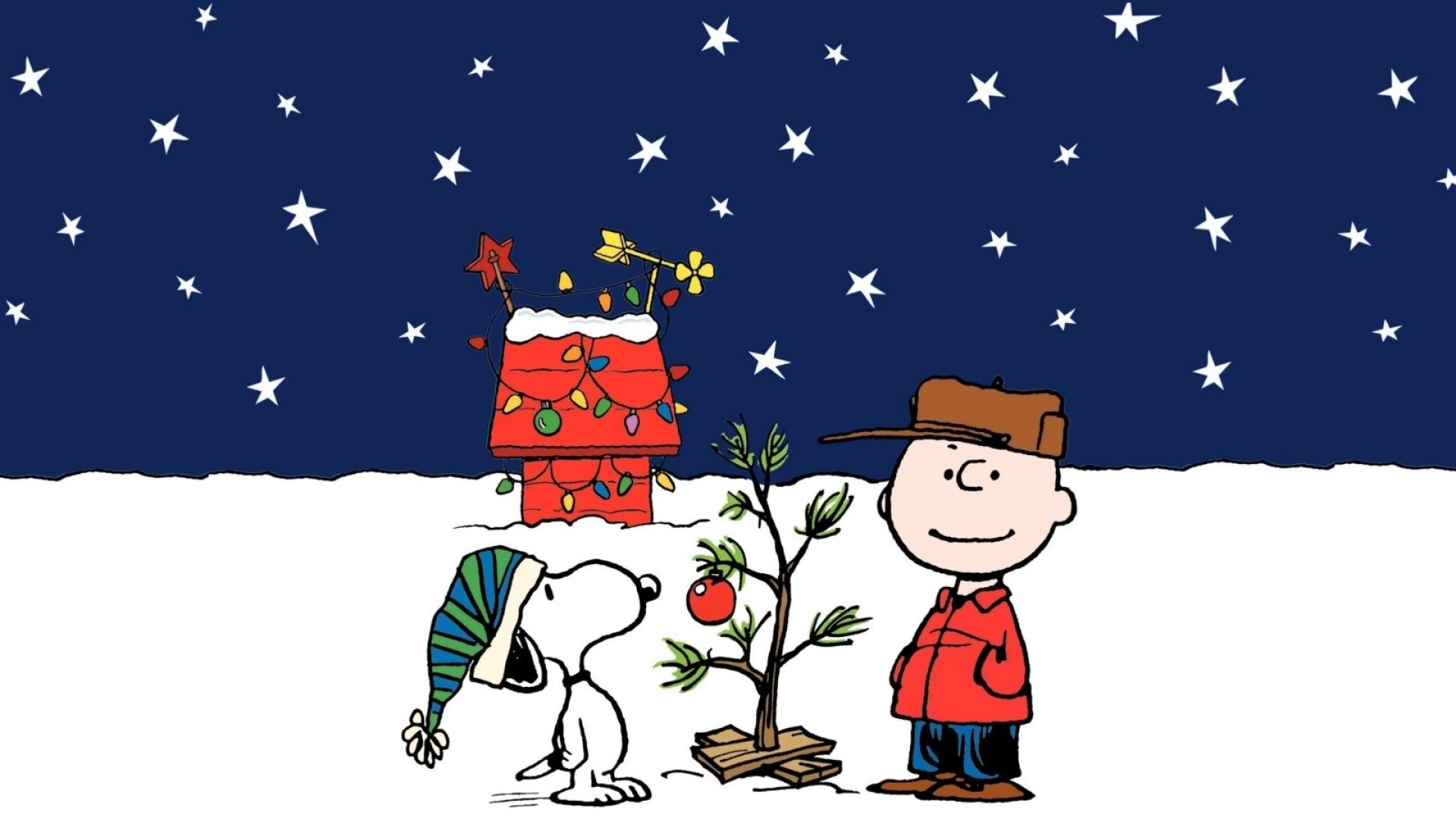 Snoopy e Charlie Brown Natale, 1920x1080 Full HD, Monitor Gaming