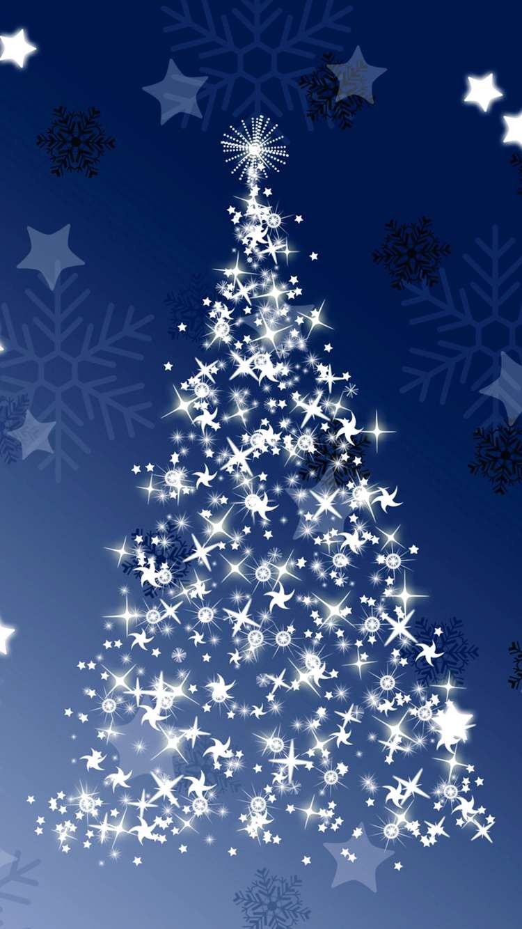 Albero natalizio luci sfocate, 750x1120 Verticale, iPhone Air