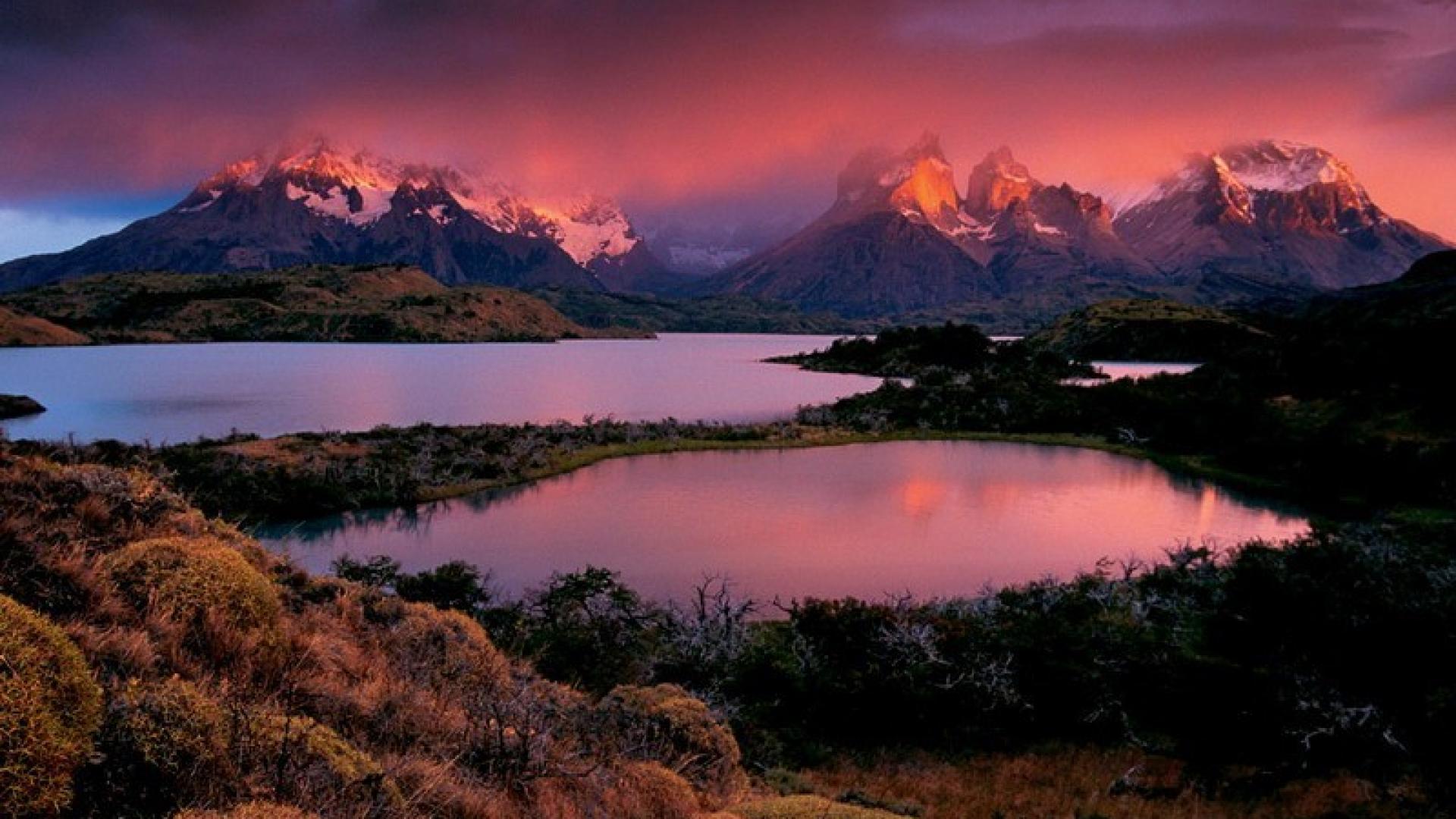Montagne Torres del Paine alba, 1920x1080 1080p, Desktop