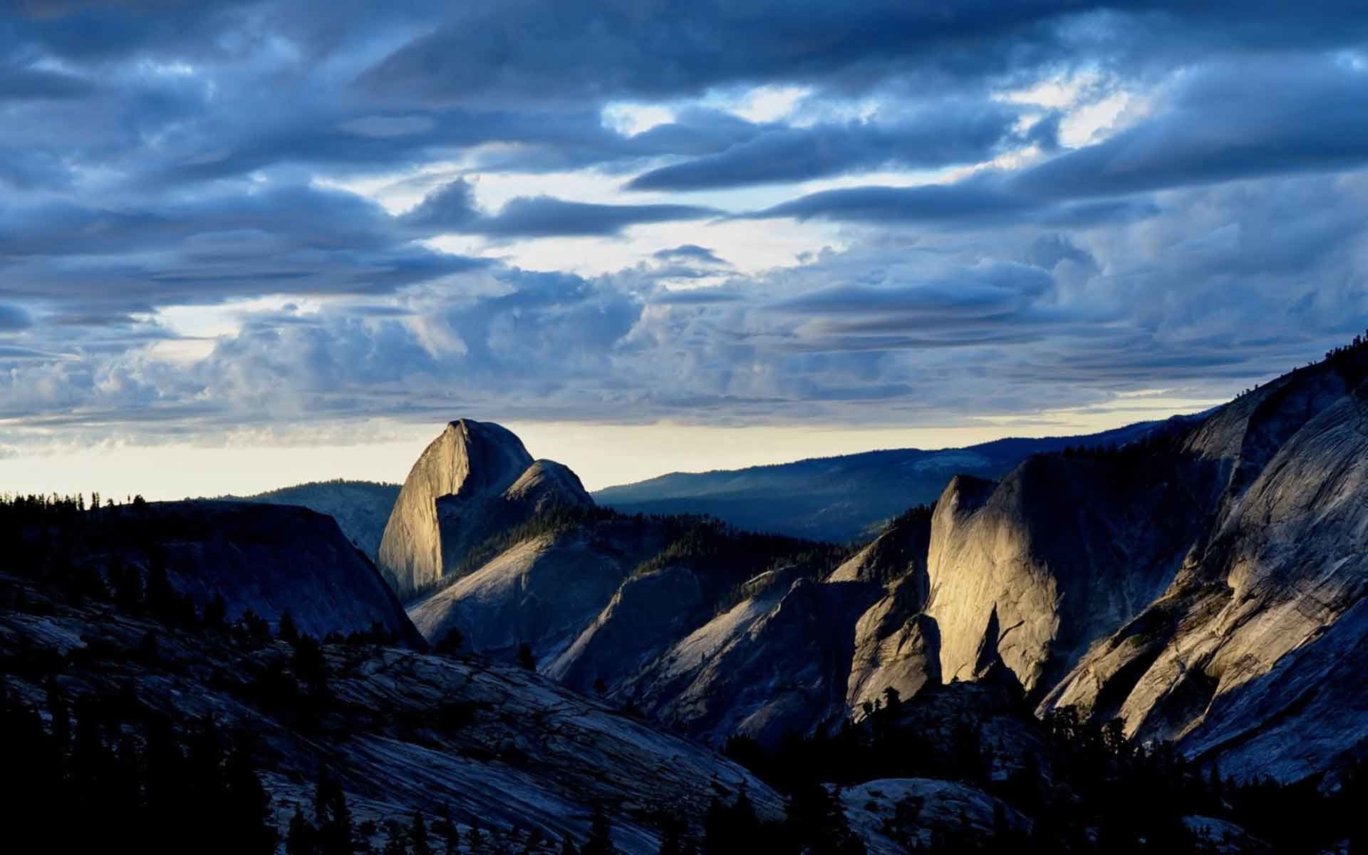 Half Dome Yosemite tramonto, 1920x1200 WUXGA, Laptop