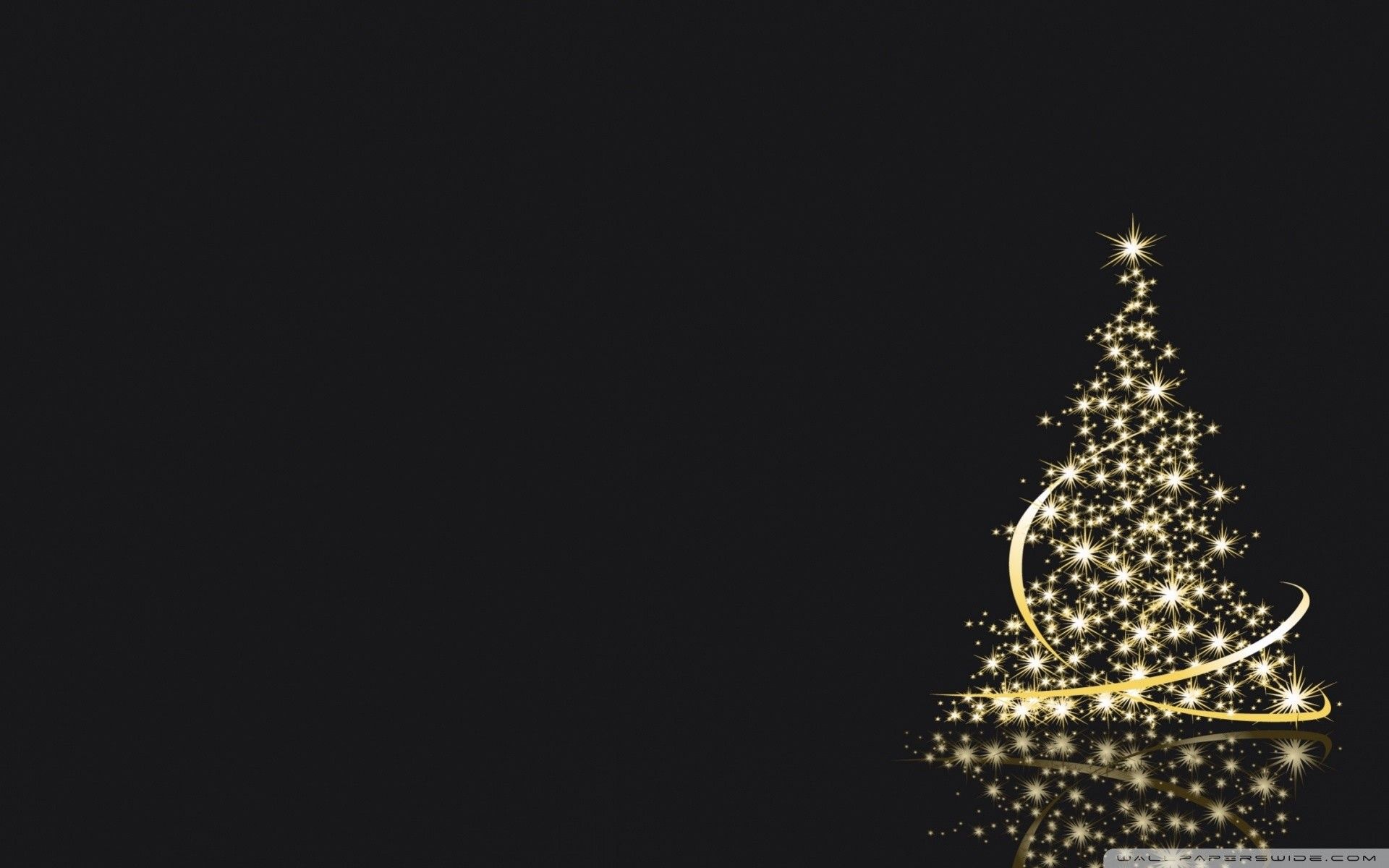 Albero di Natale luci dorate, 1920x1200 Full HD+ WUXGA, Desktop