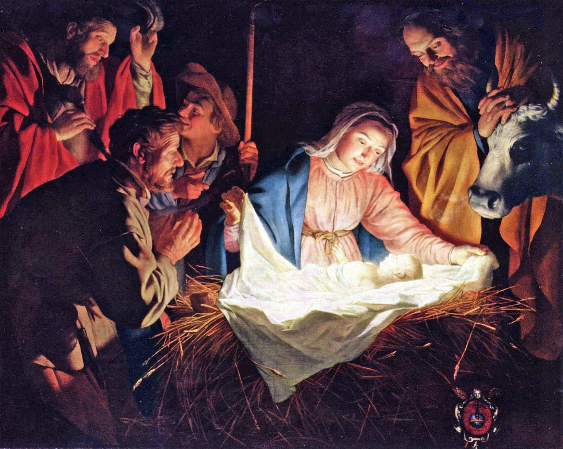 Natività Gesù Bambino dipinto, 1920x1531 WUXGA, iMac