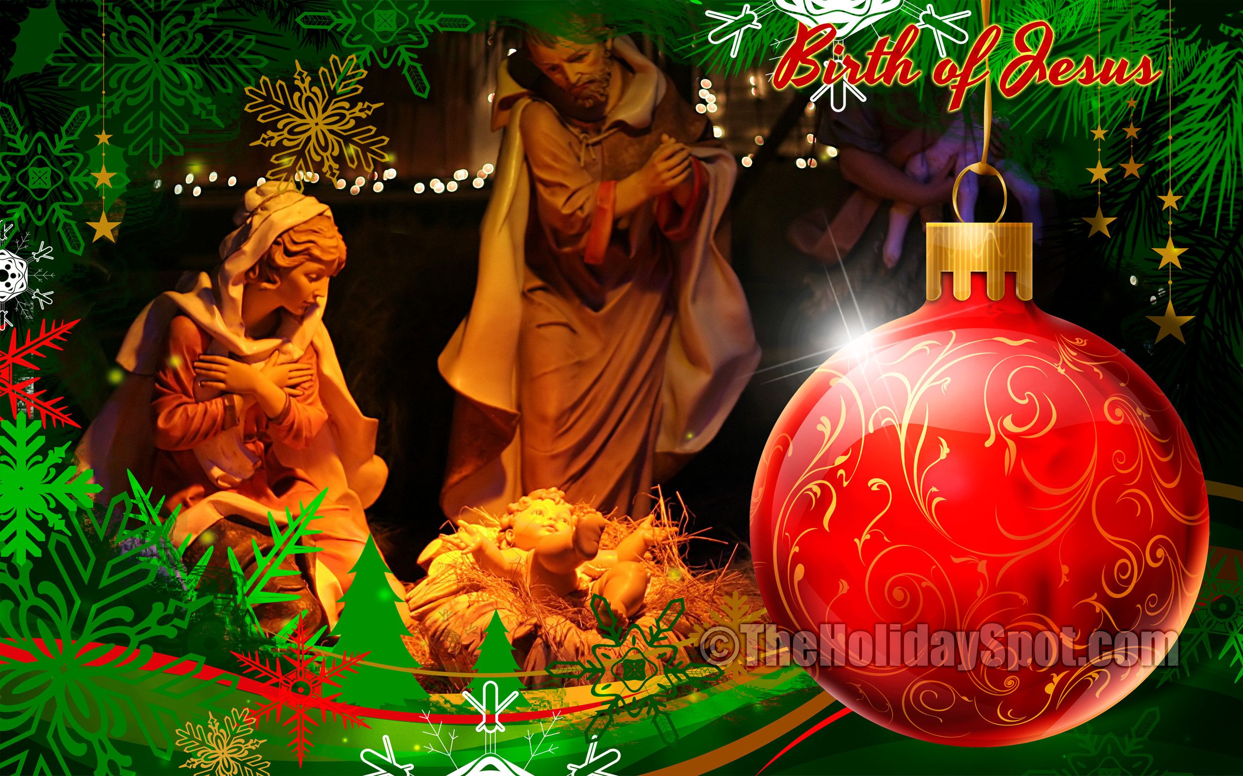 Natività con Maria Giuseppe pastori, 1024x768 HD, Desktop